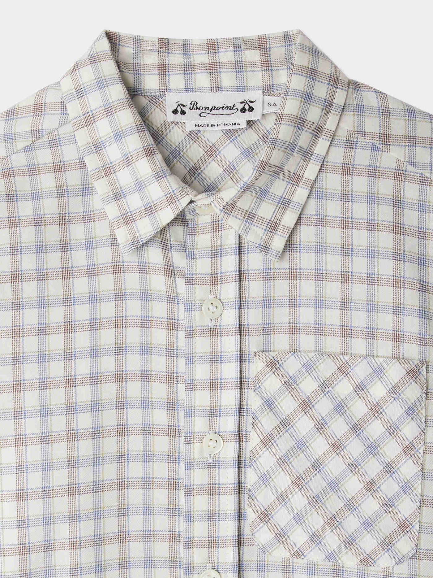 Camicia da tango a maniche lunghe con tasca sul petto