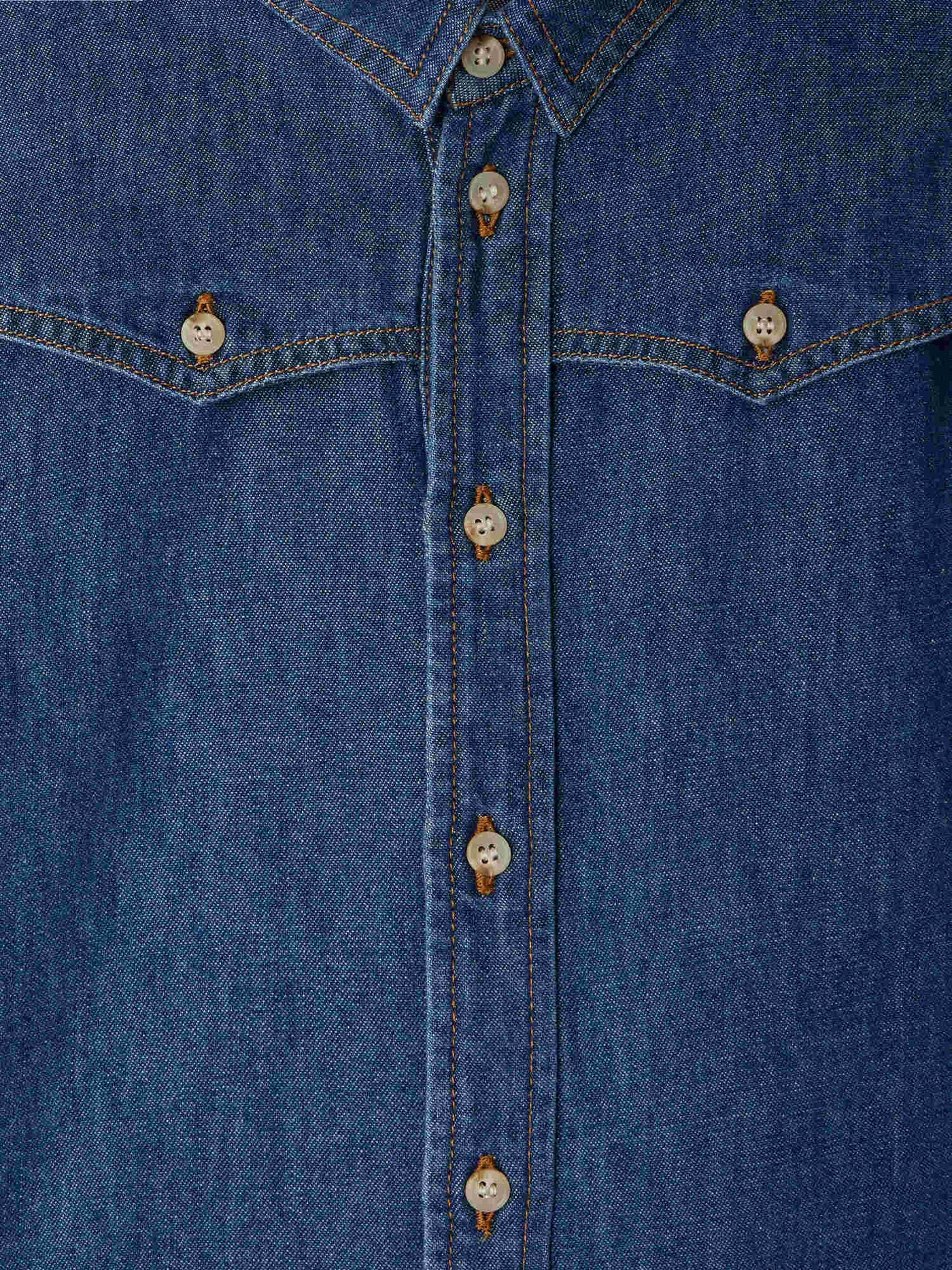 Chemise Jared à découpes western en denim