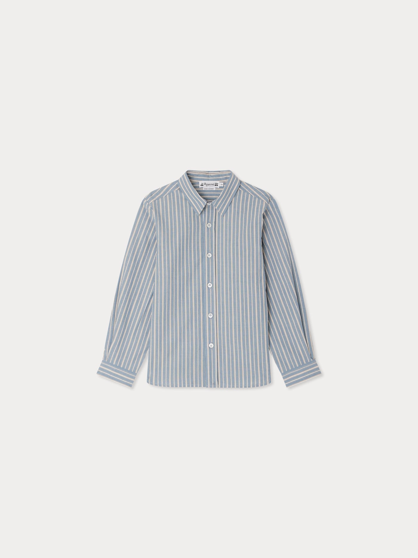 Tangui shirt with Bonpoint crest in poplin