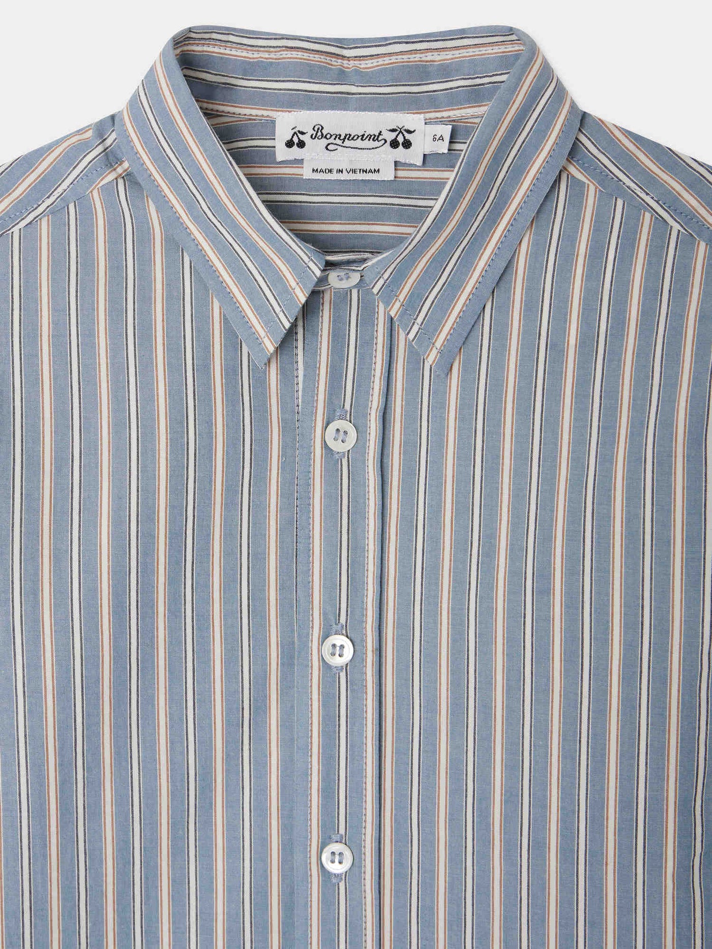 Chemise Tangui avec blason Bonpoint en popeline