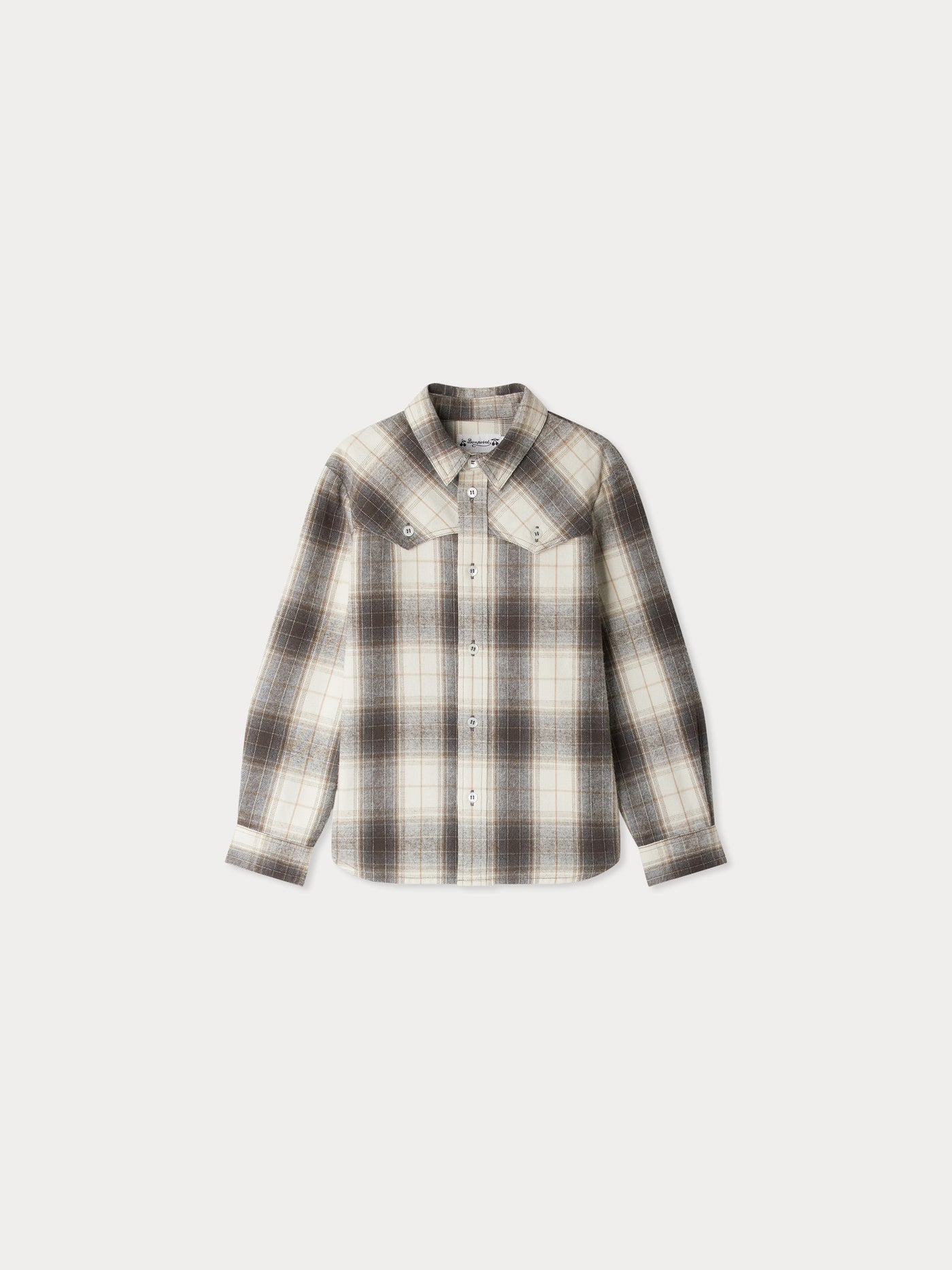 Chemise Jared à carreaux en coton biologique