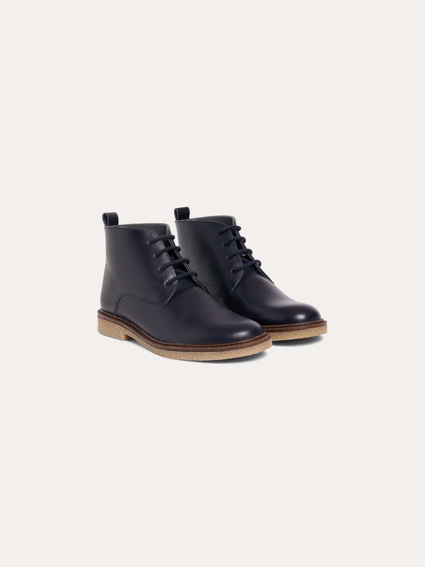Dao high-top leather derbies