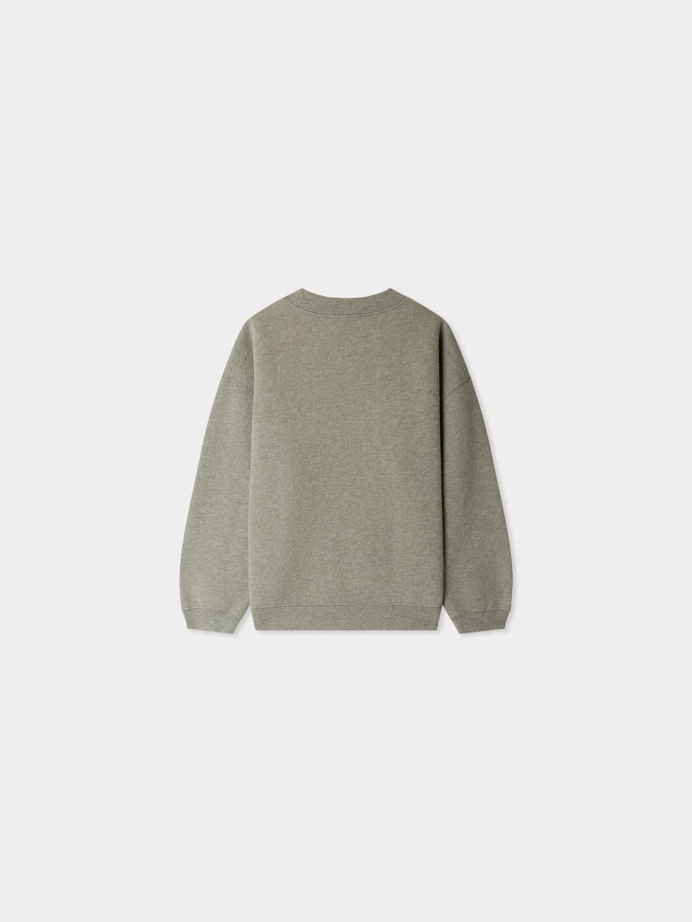 Sweat Tonino brodé logo Héritage Bonpoint en coton biologique gris