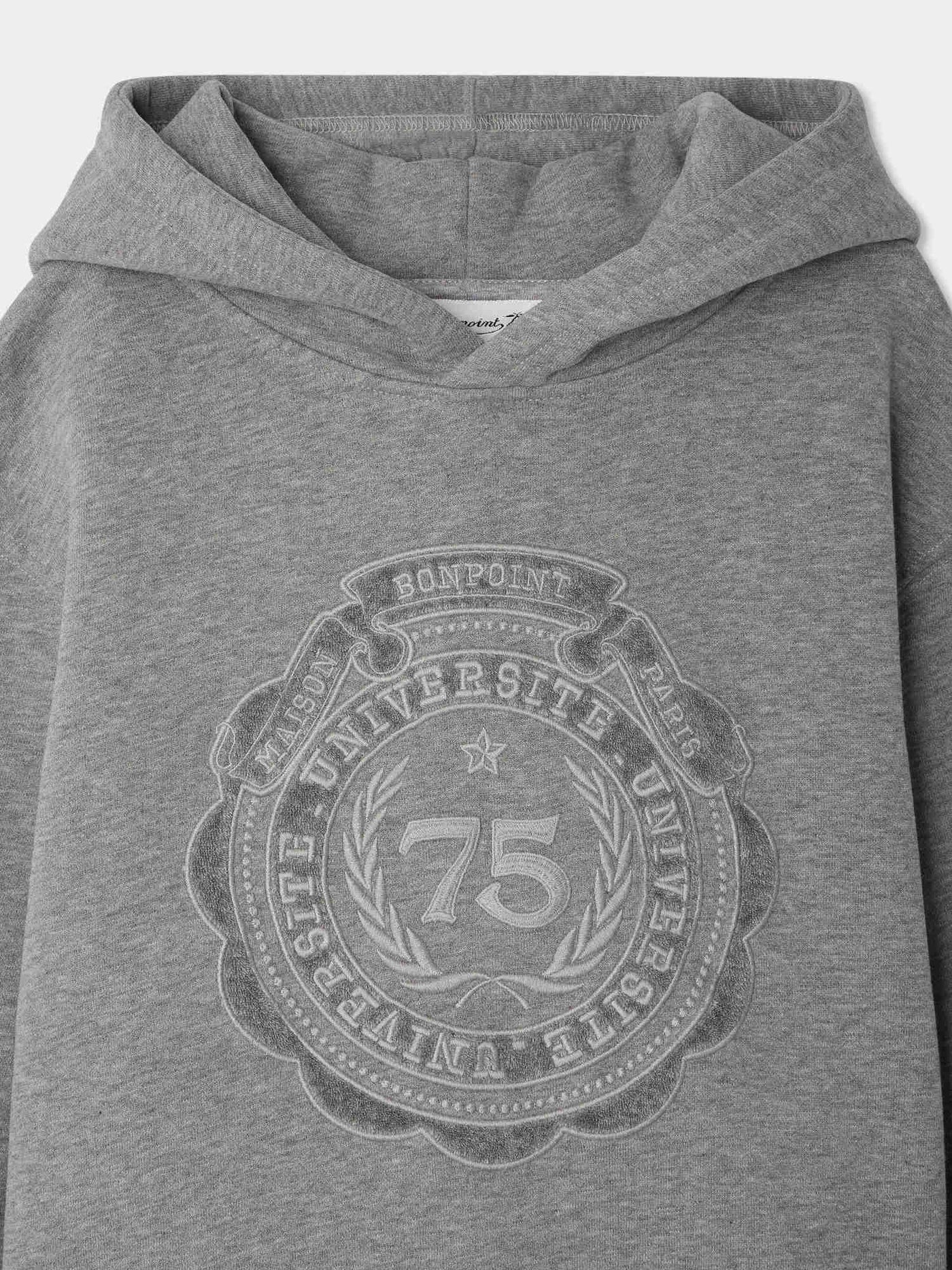 Jessim-Sweatshirt mit gesticktem Universitätswappen aus Bio-Baumwolle