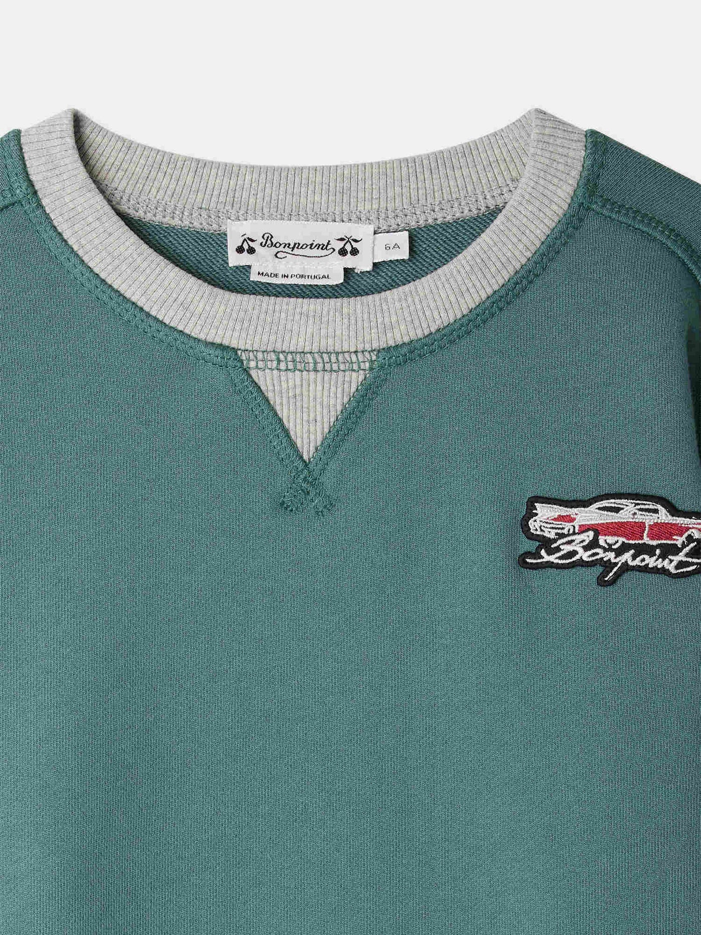 Erol besticktes Auto-Sweatshirt aus Bio-Baumwolle