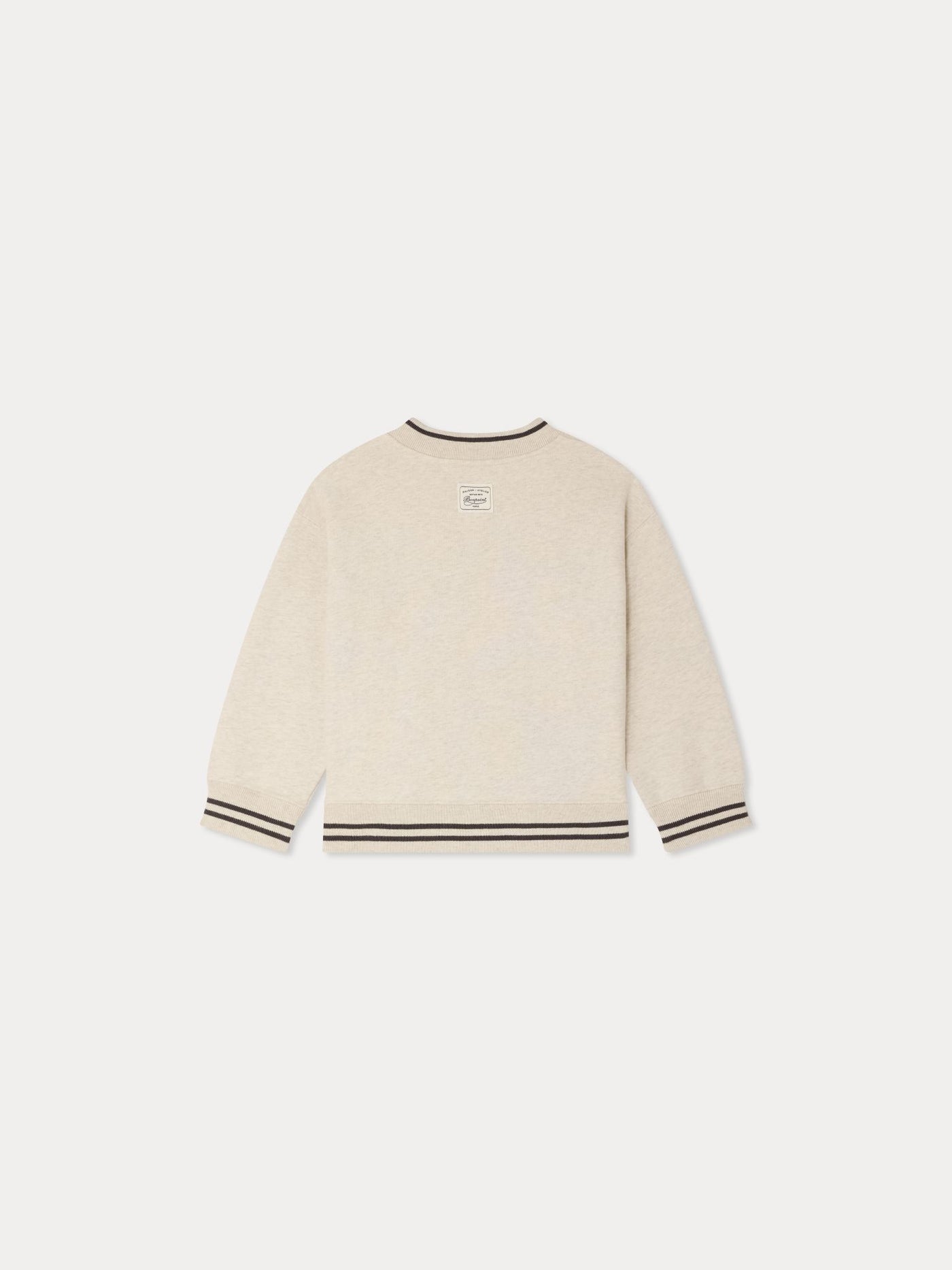 Sweatshirt Tonino mit Patch aus Bio-Baumwolle