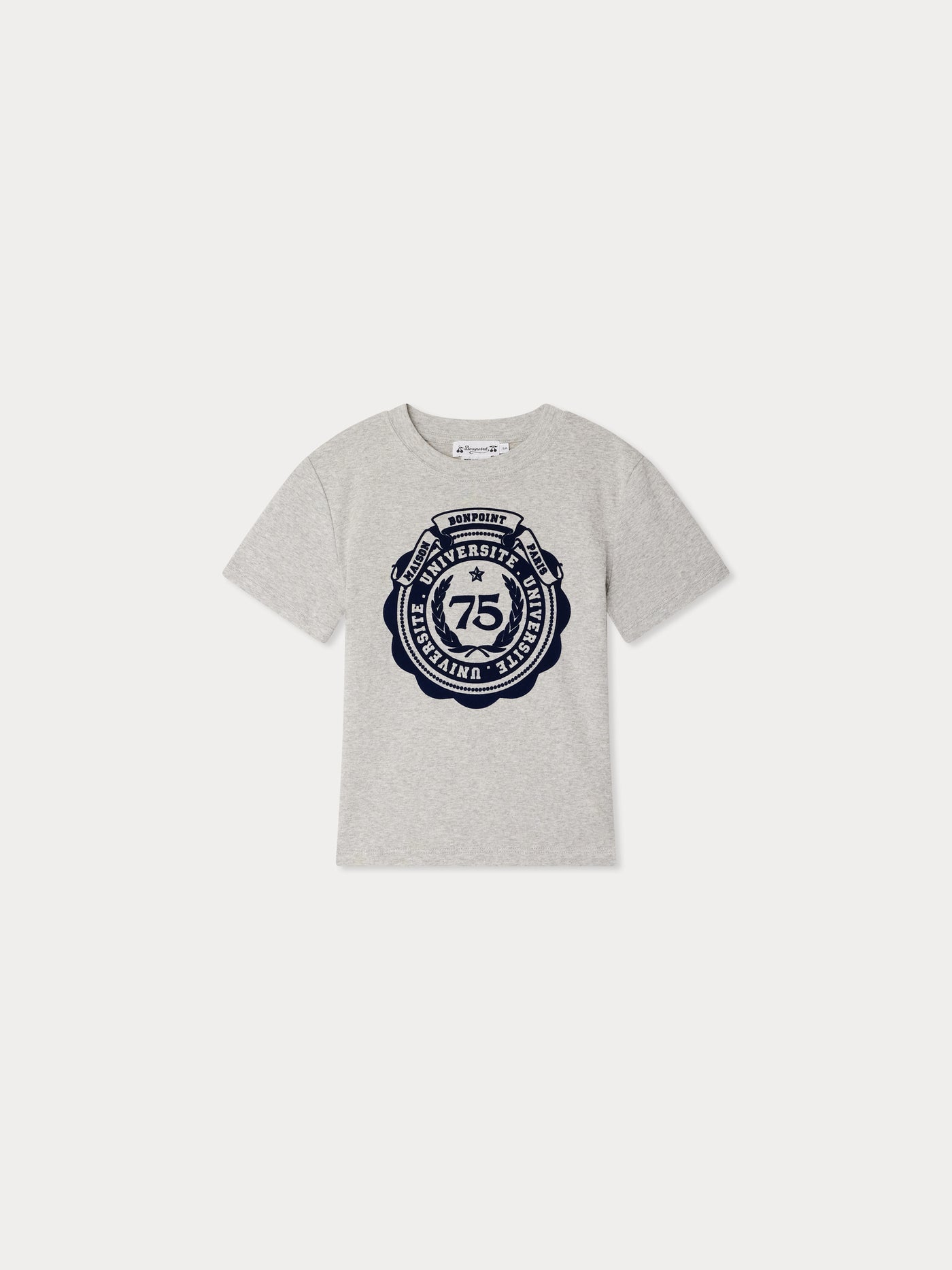 T-Shirt aus Bio-Baumwolle mit Wappendruck der Thibald University