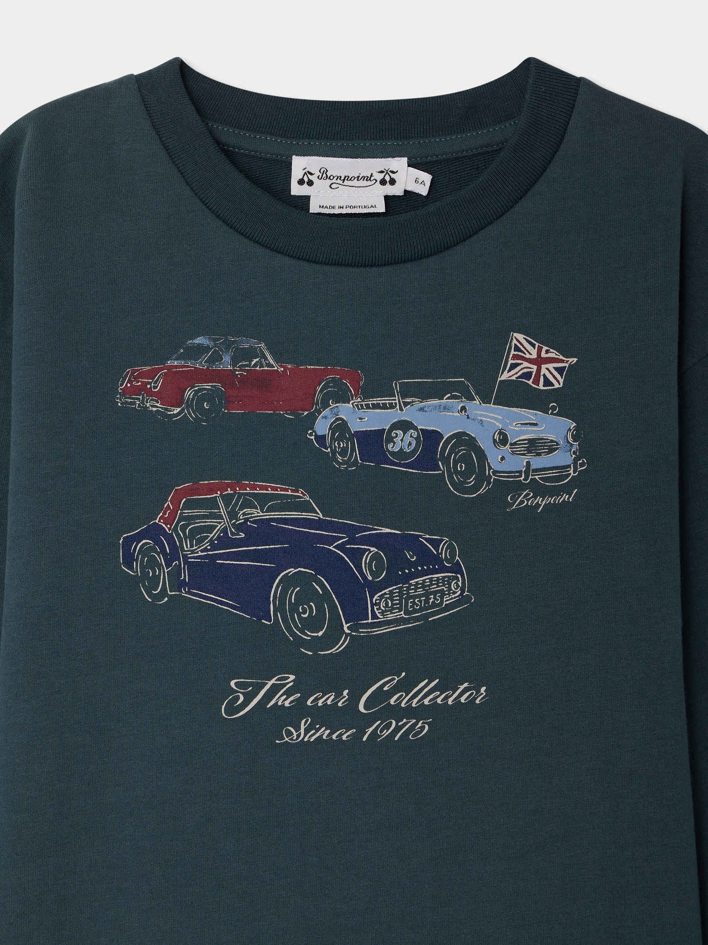 Bartholome T-Shirt mit Auto-Print aus Bio-Baumwolle