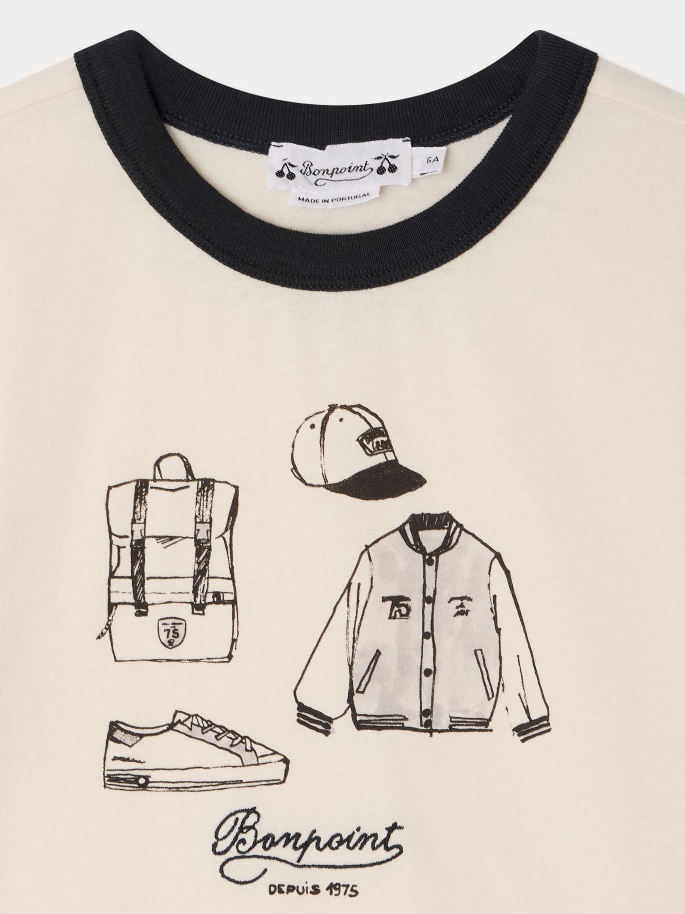 T-shirt Akiva à imprimé Accessoires garçon en coton biologique