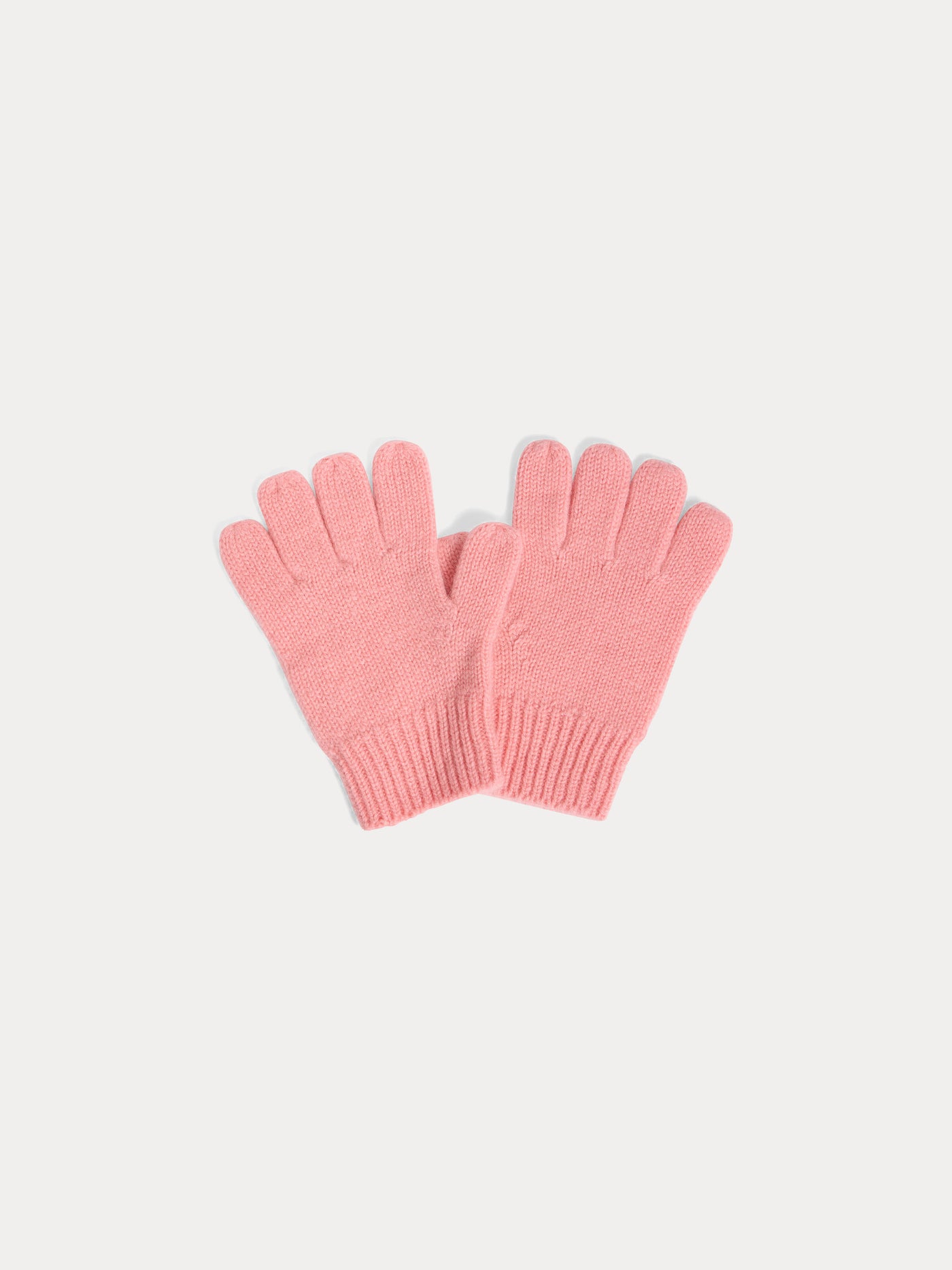 Guanti in cashmere rosa Birk
