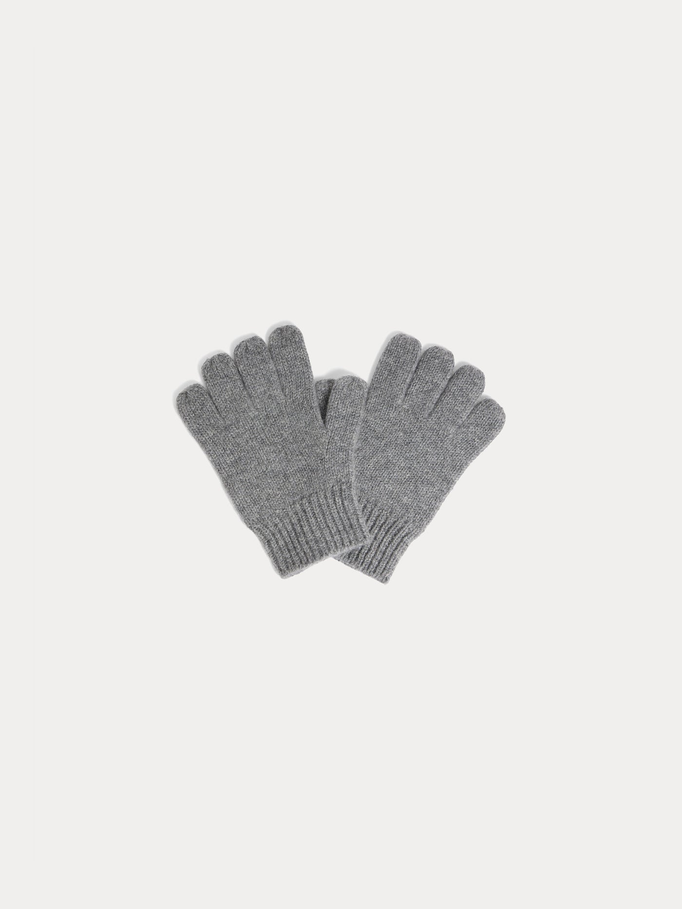 Guanti in cashmere grigio Birk
