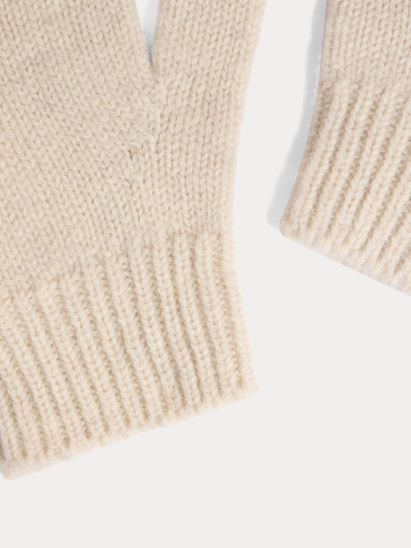 Birk beige Kaschmirhandschuhe