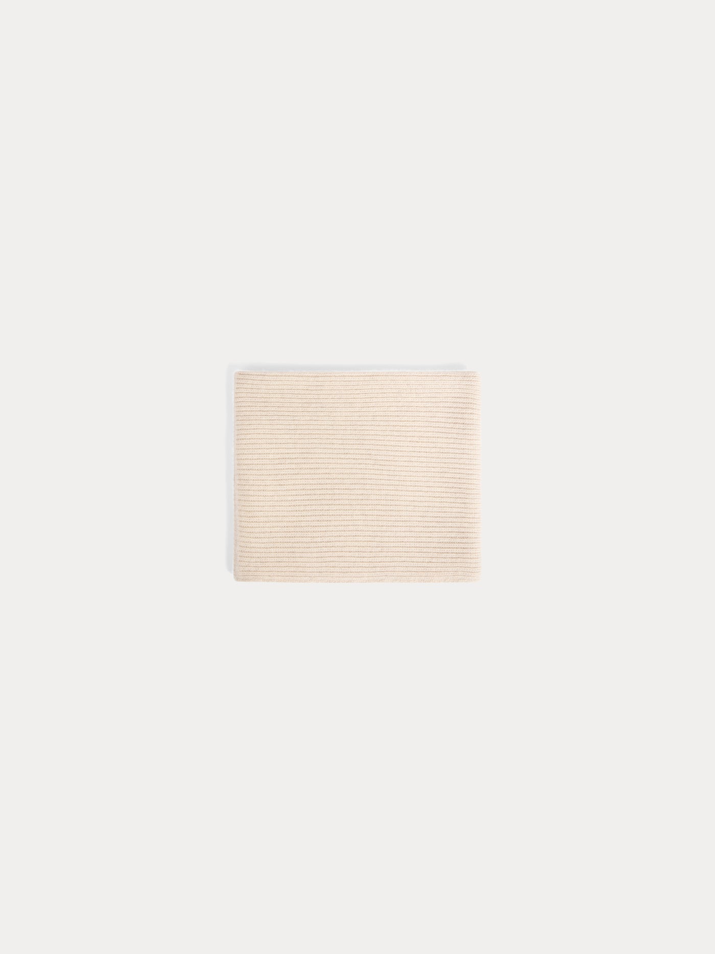 Tatodine double-layered beige cashmere snood
