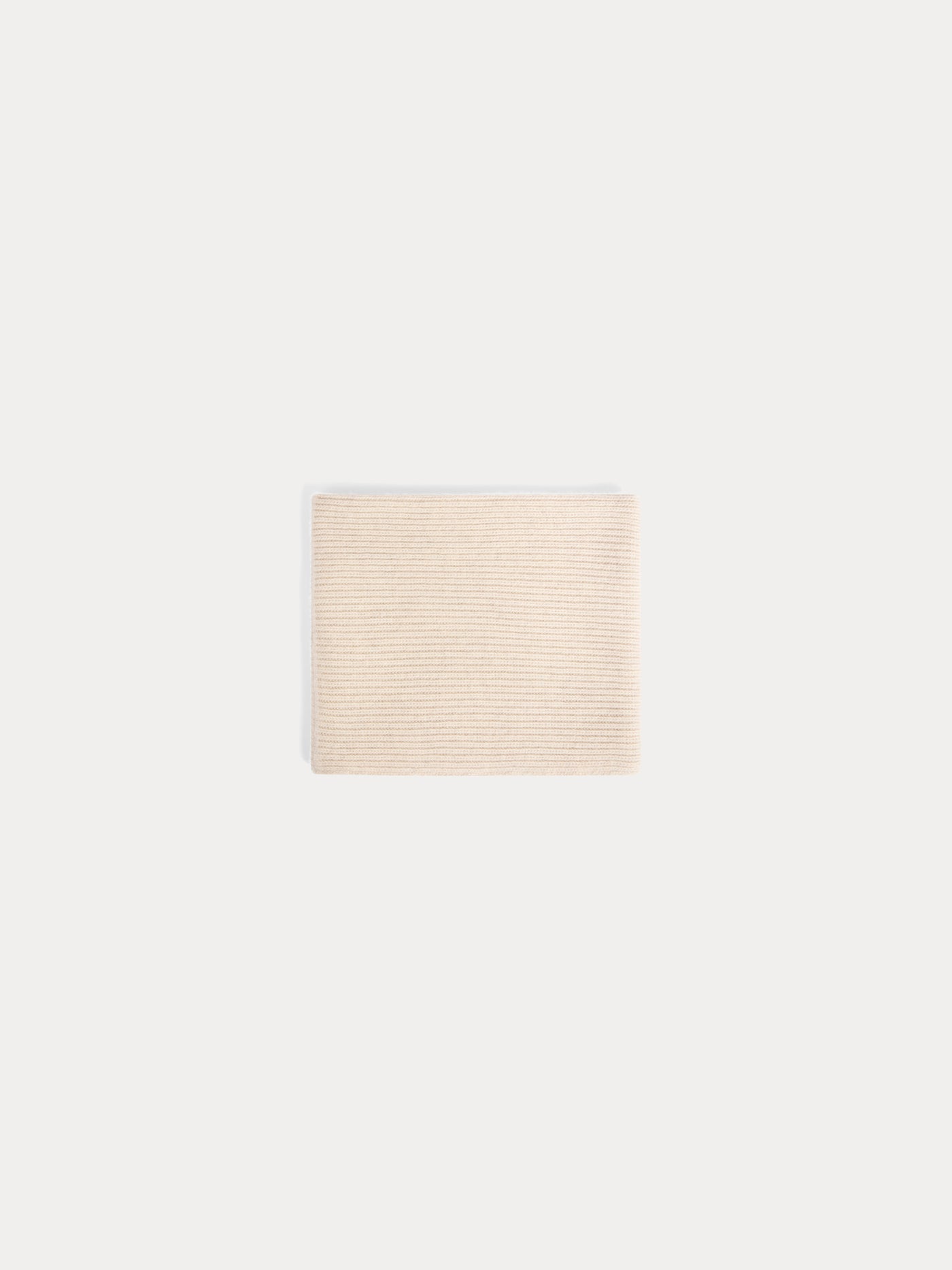 Scaldacollo Tatodine in cashmere beige a doppio strato