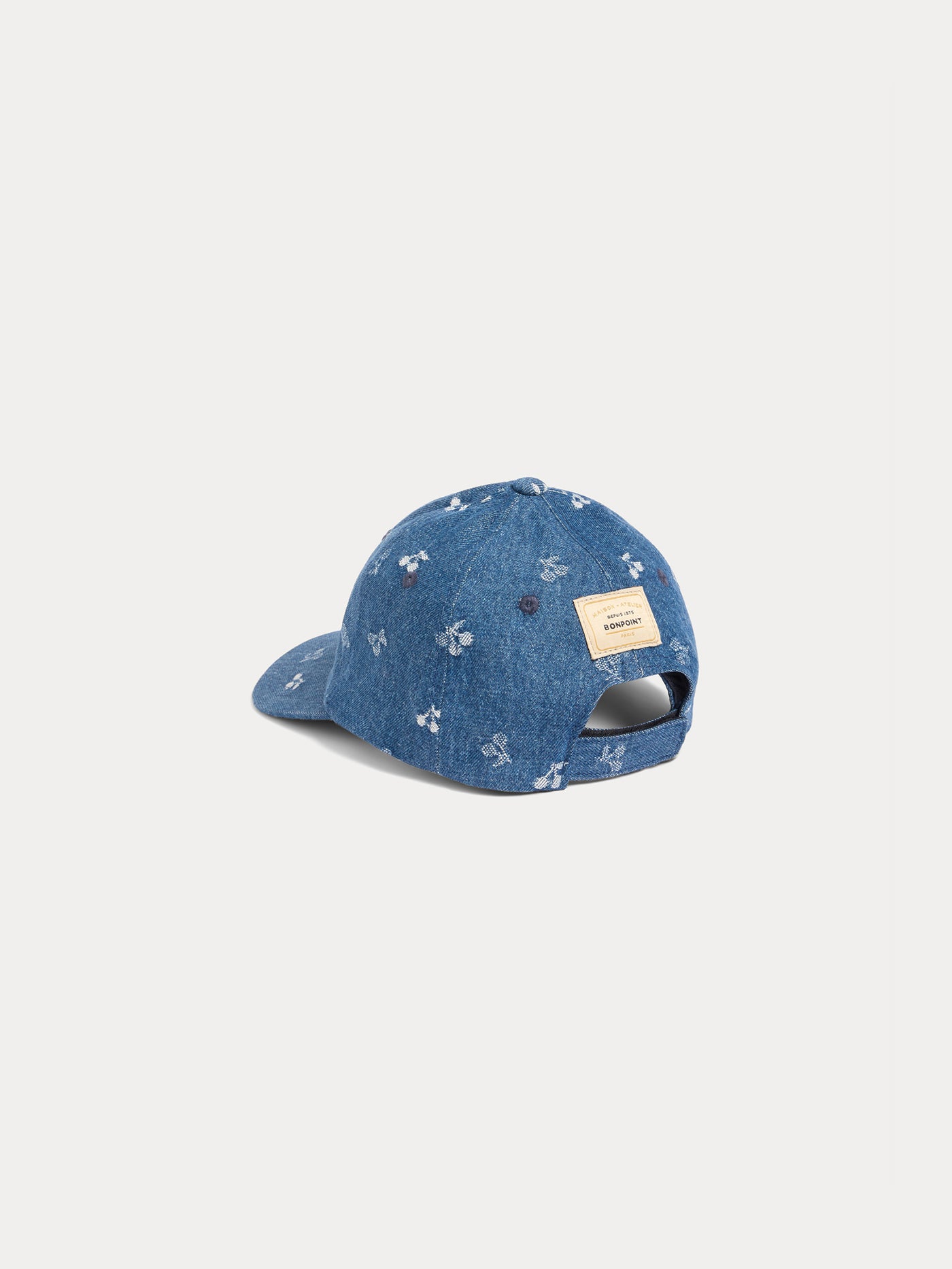 Arnold denim cap with cherries