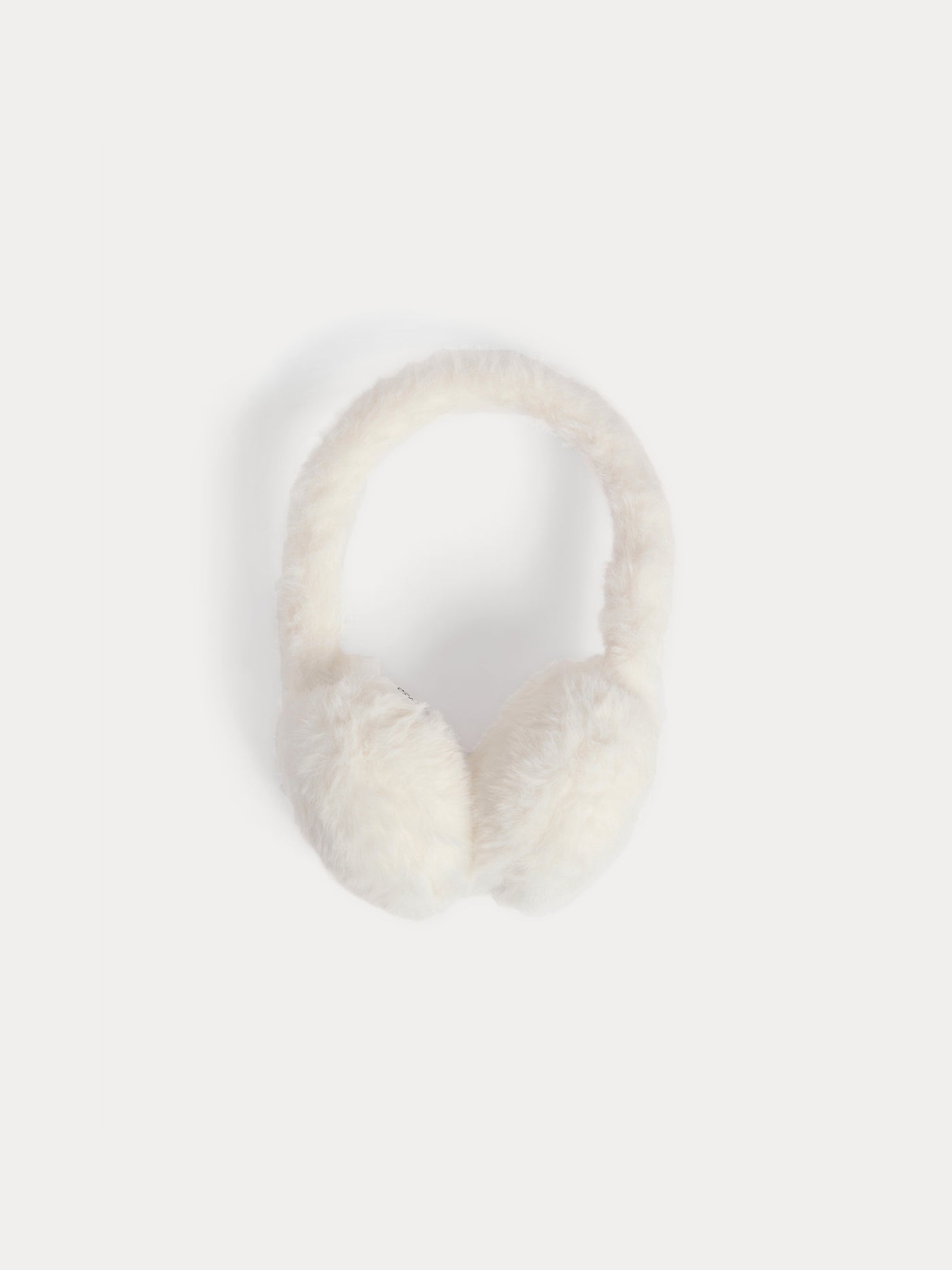 Doline white faux fur earmuffs