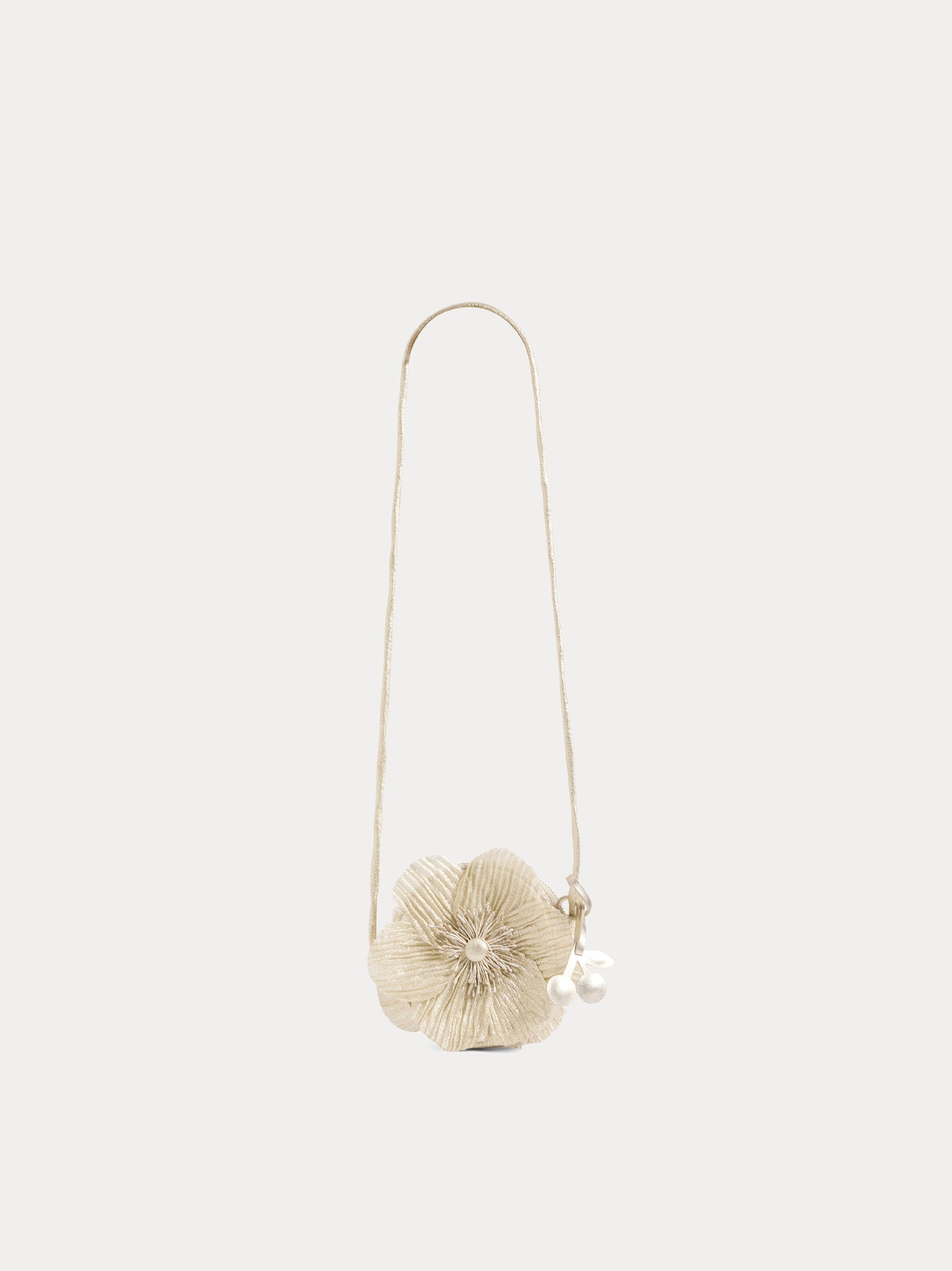 Jordan-Tasche aus goldenem Lamé-Stoff