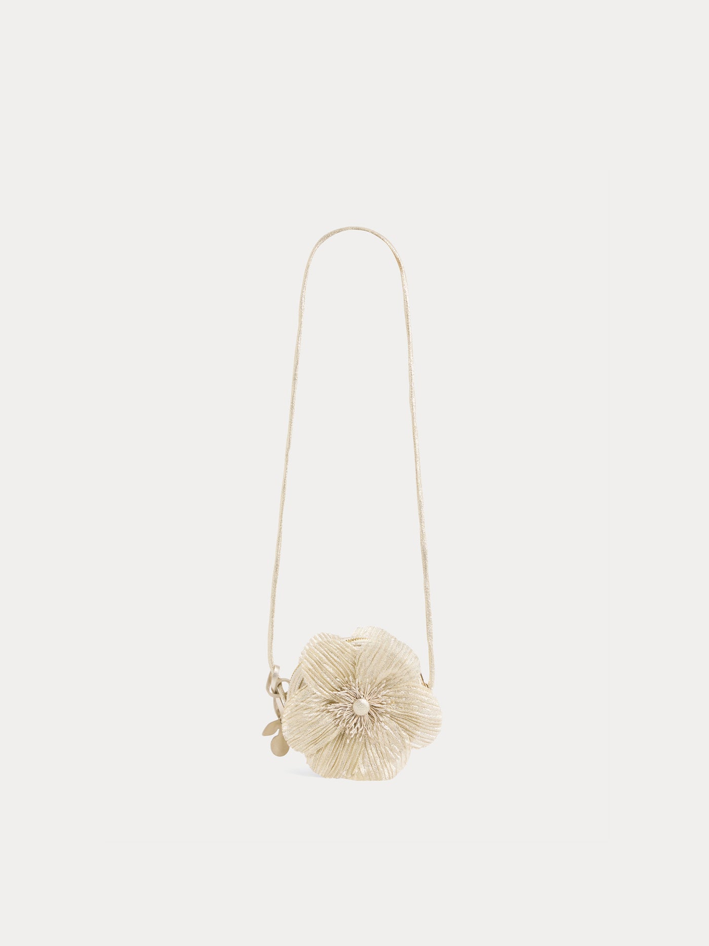 Jordan-Tasche aus goldenem Lamé-Stoff