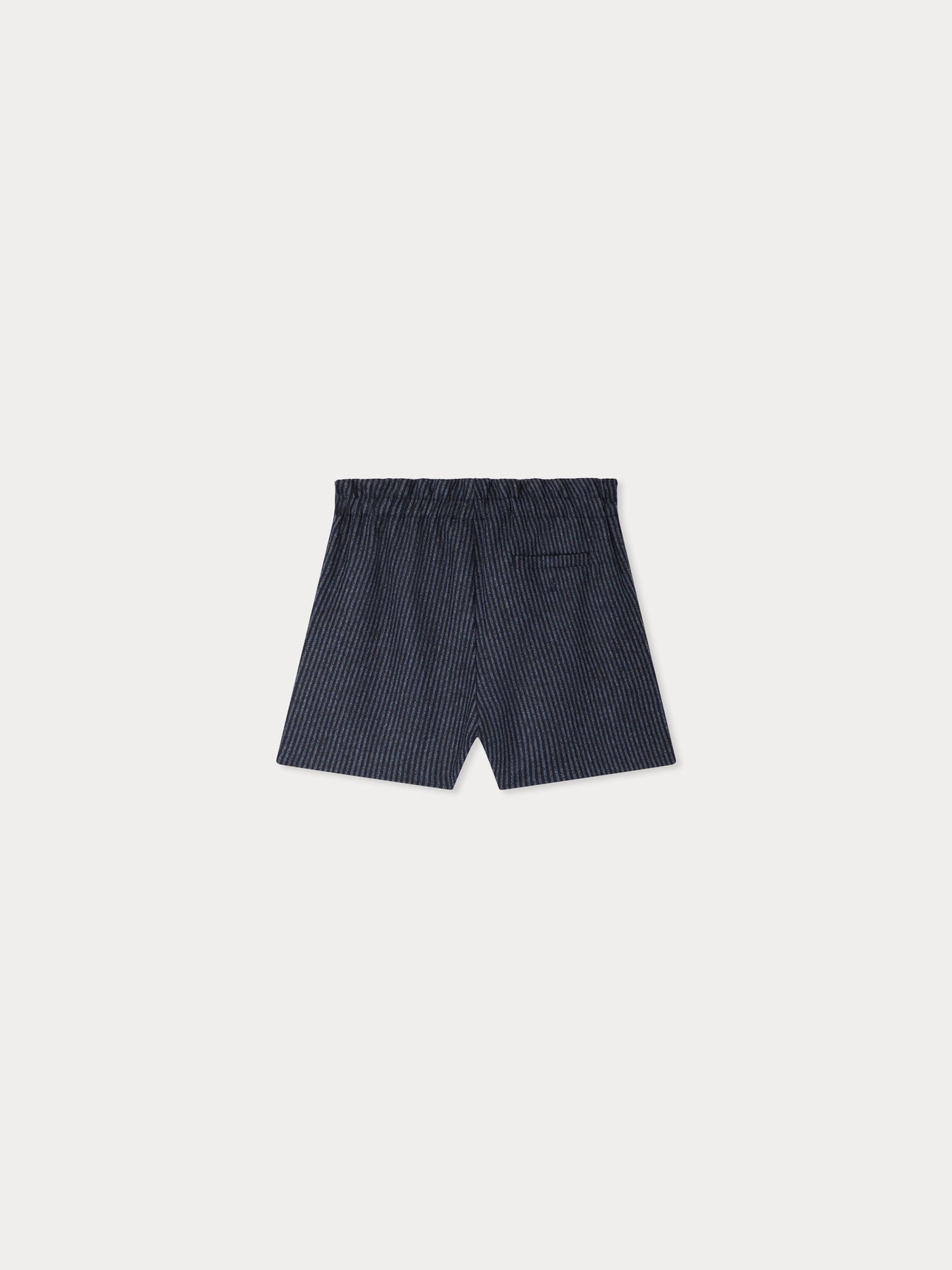 Jarlotte – Gestreifte Flanellshorts mit elastischem Bund