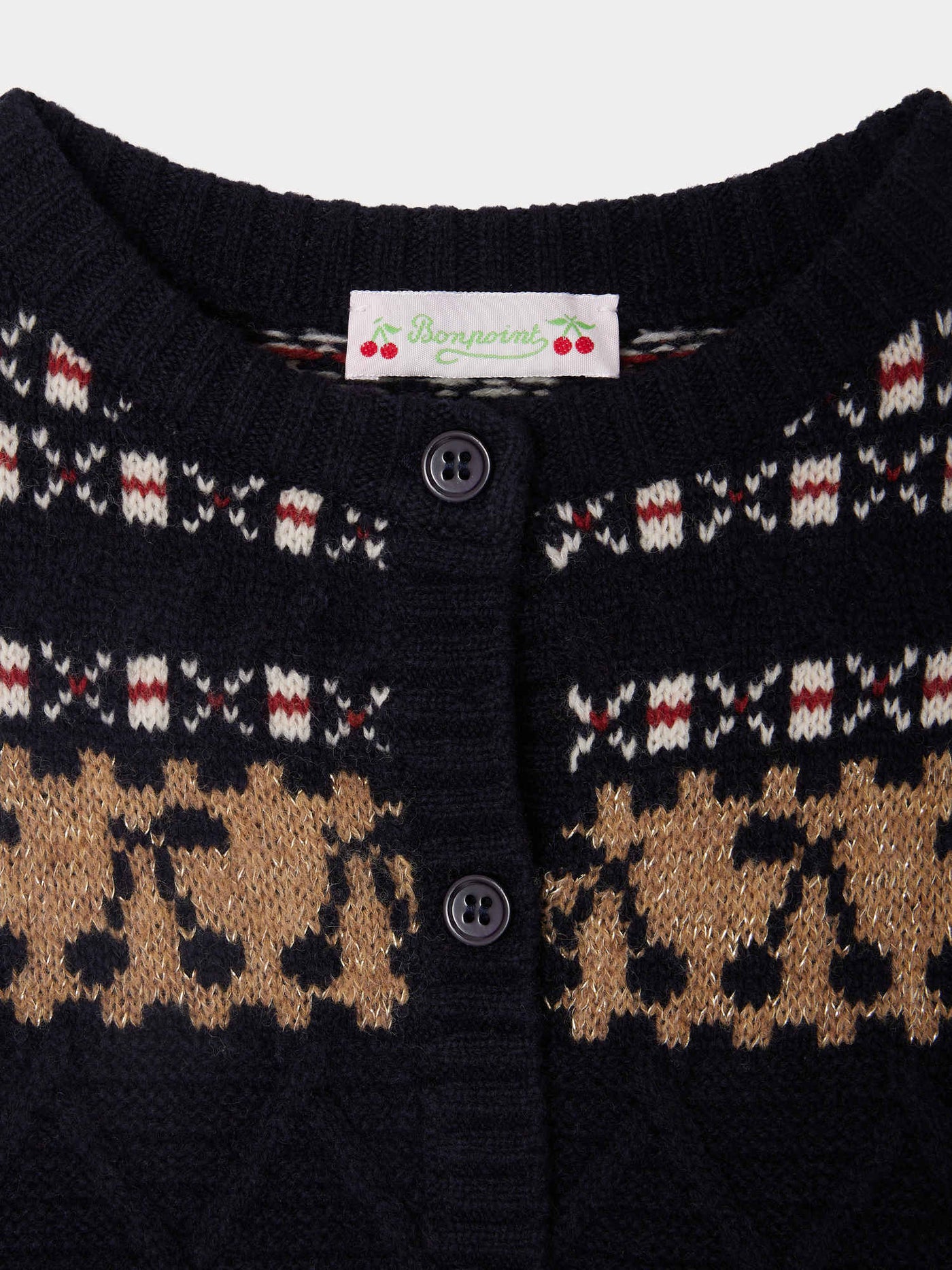 Janou ärmellose Wollstrickjacke