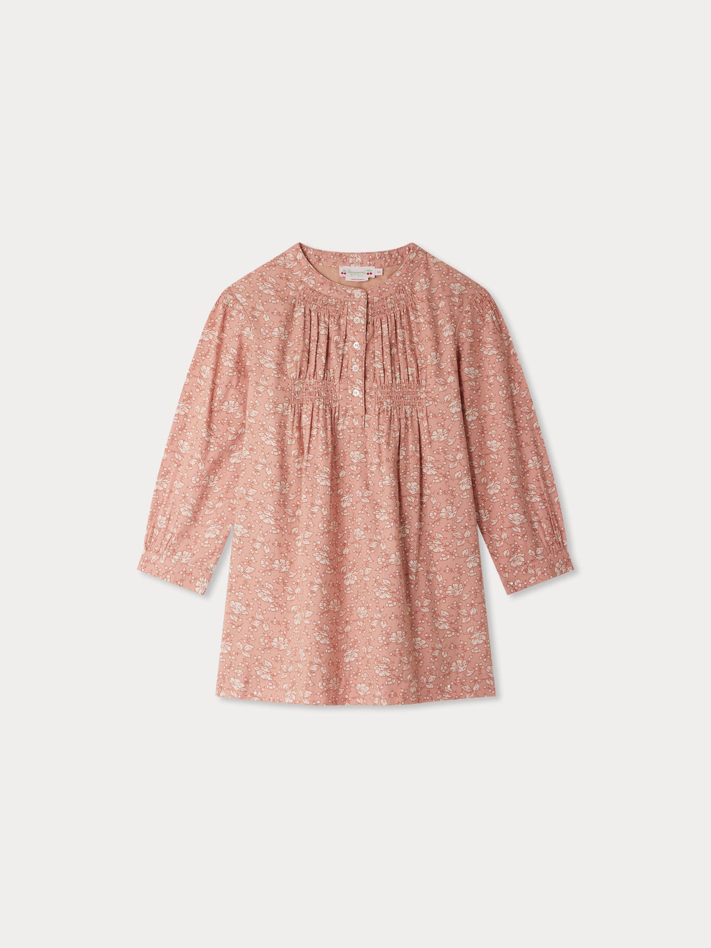 Abito Tania con stampa floreale in cotone biologico