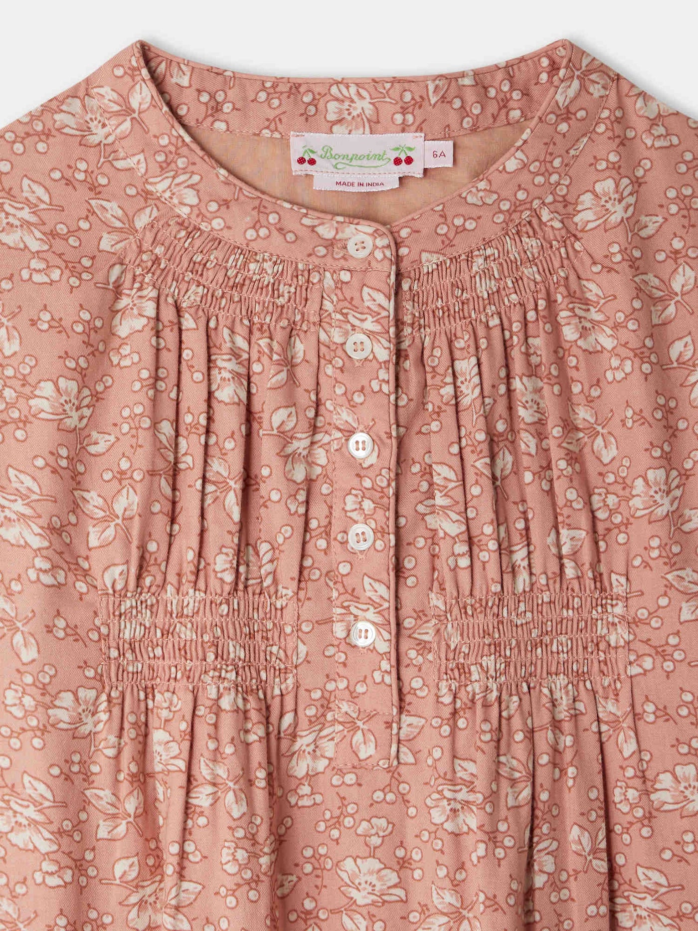 Abito Tania con stampa floreale in cotone biologico