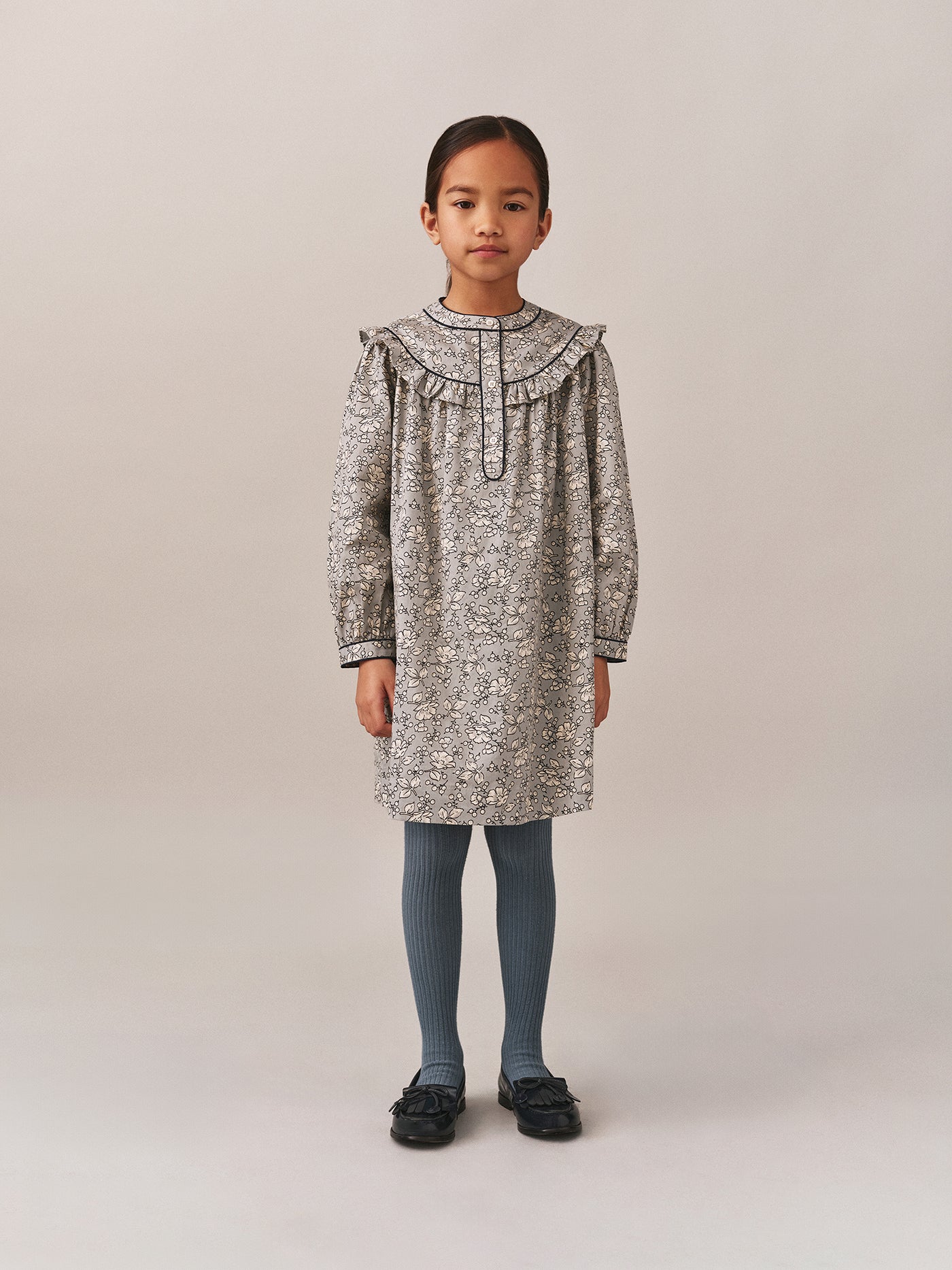 Robe à volants Jacinta en coton biologique