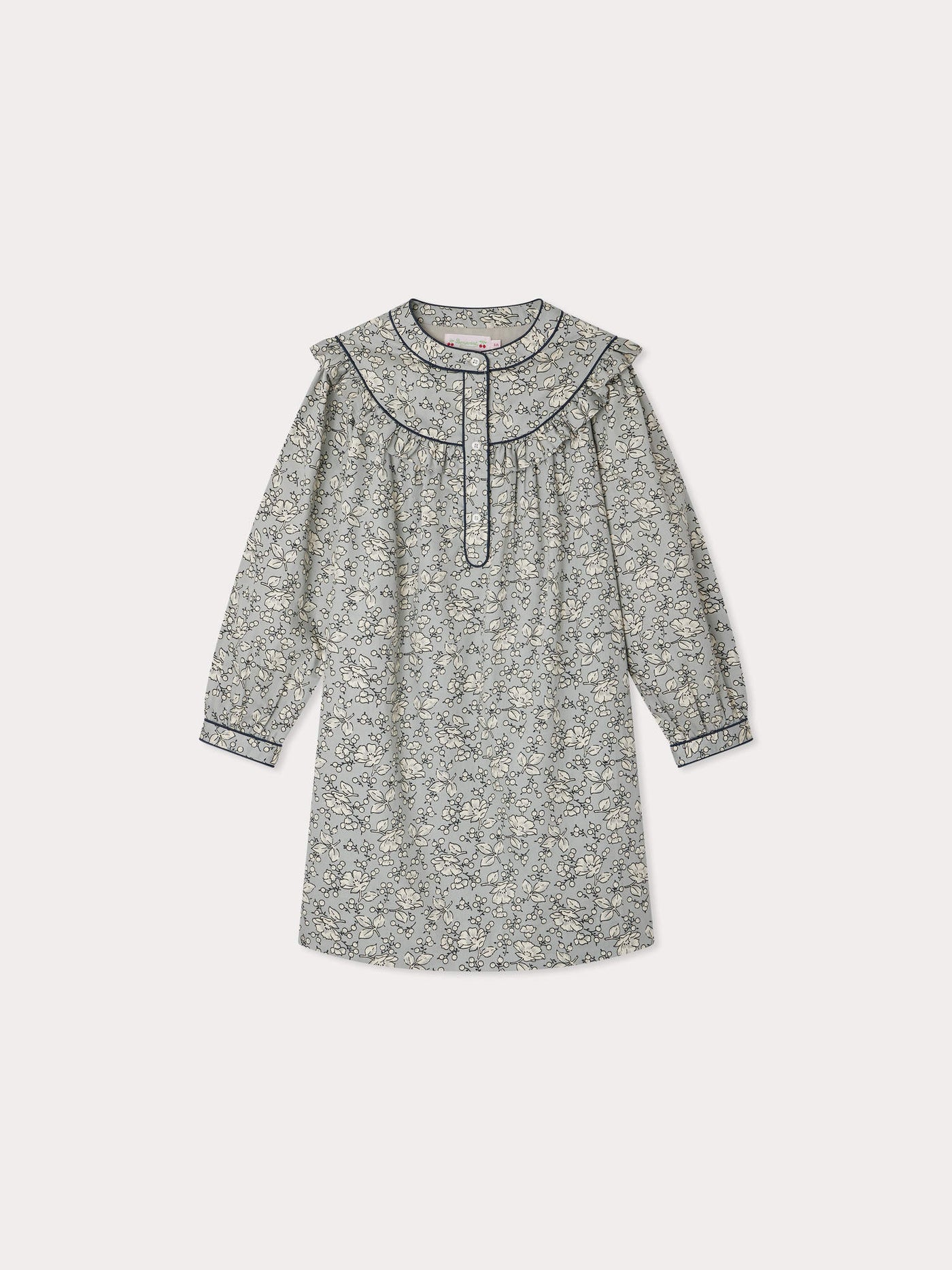 Robe à volants Jacinta en coton biologique