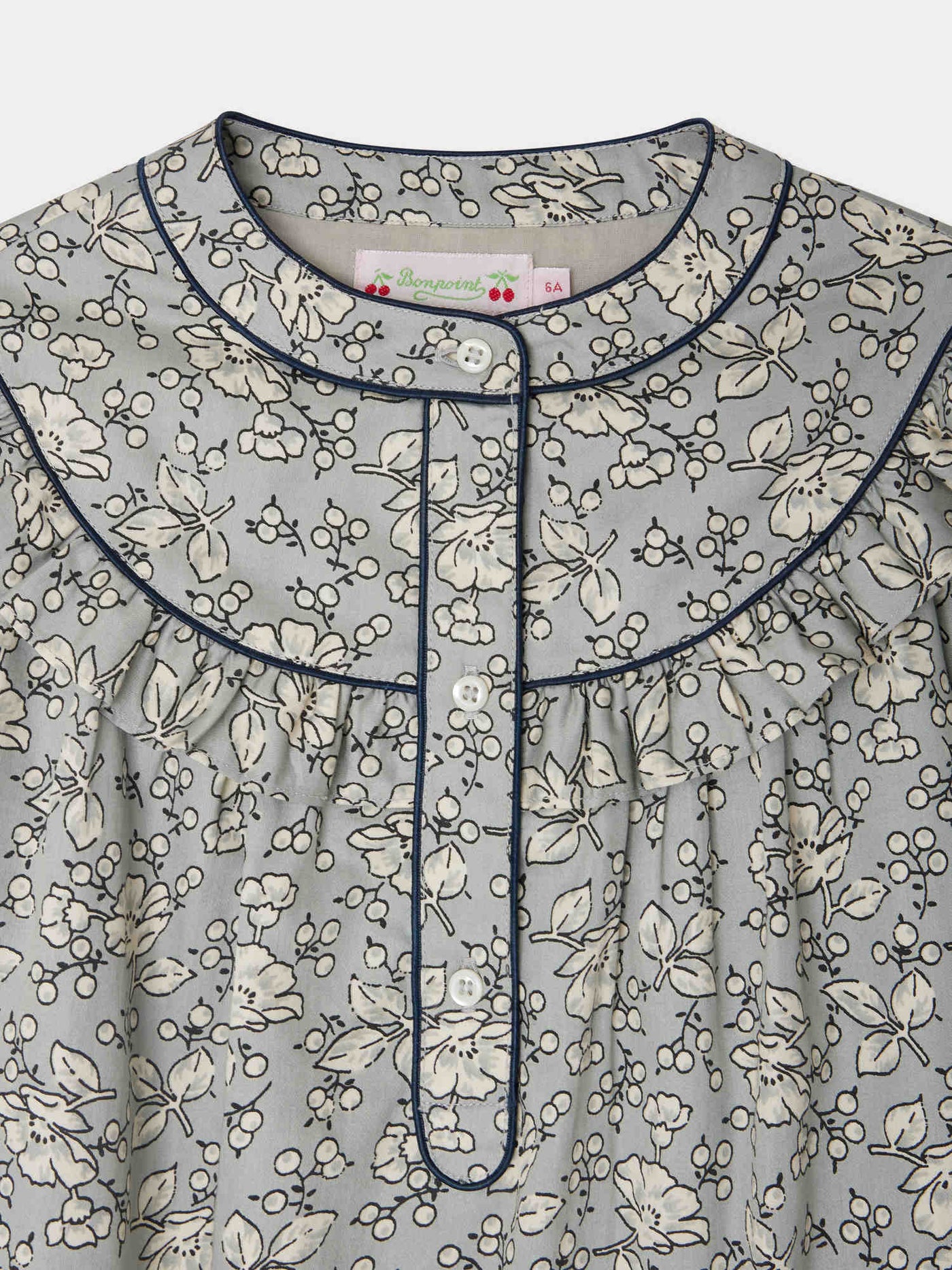 Robe à volants Jacinta en coton biologique