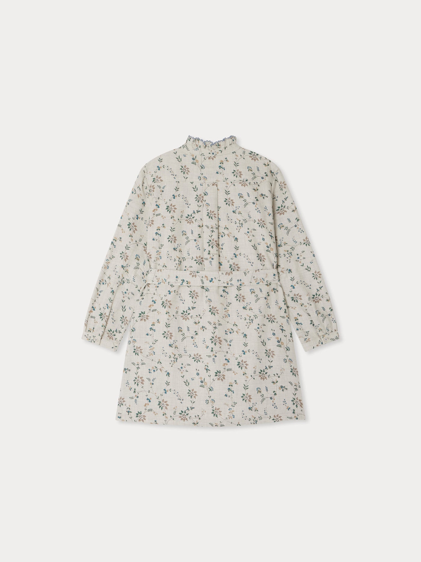 Tiphany-Kleid mit kontrastierenden Kroketts