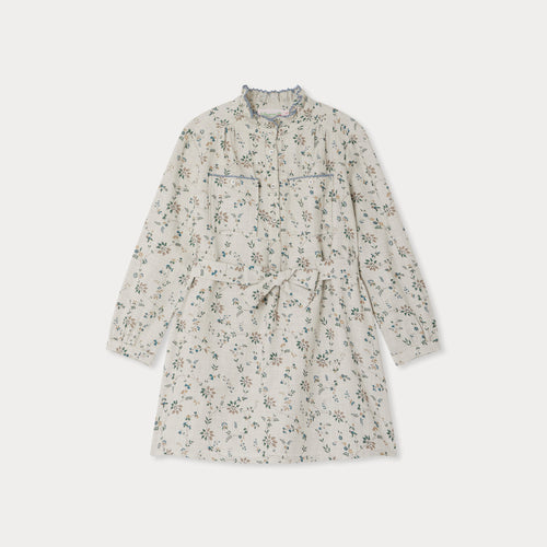 Tiphany-Kleid mit kontrastierenden Kroketts