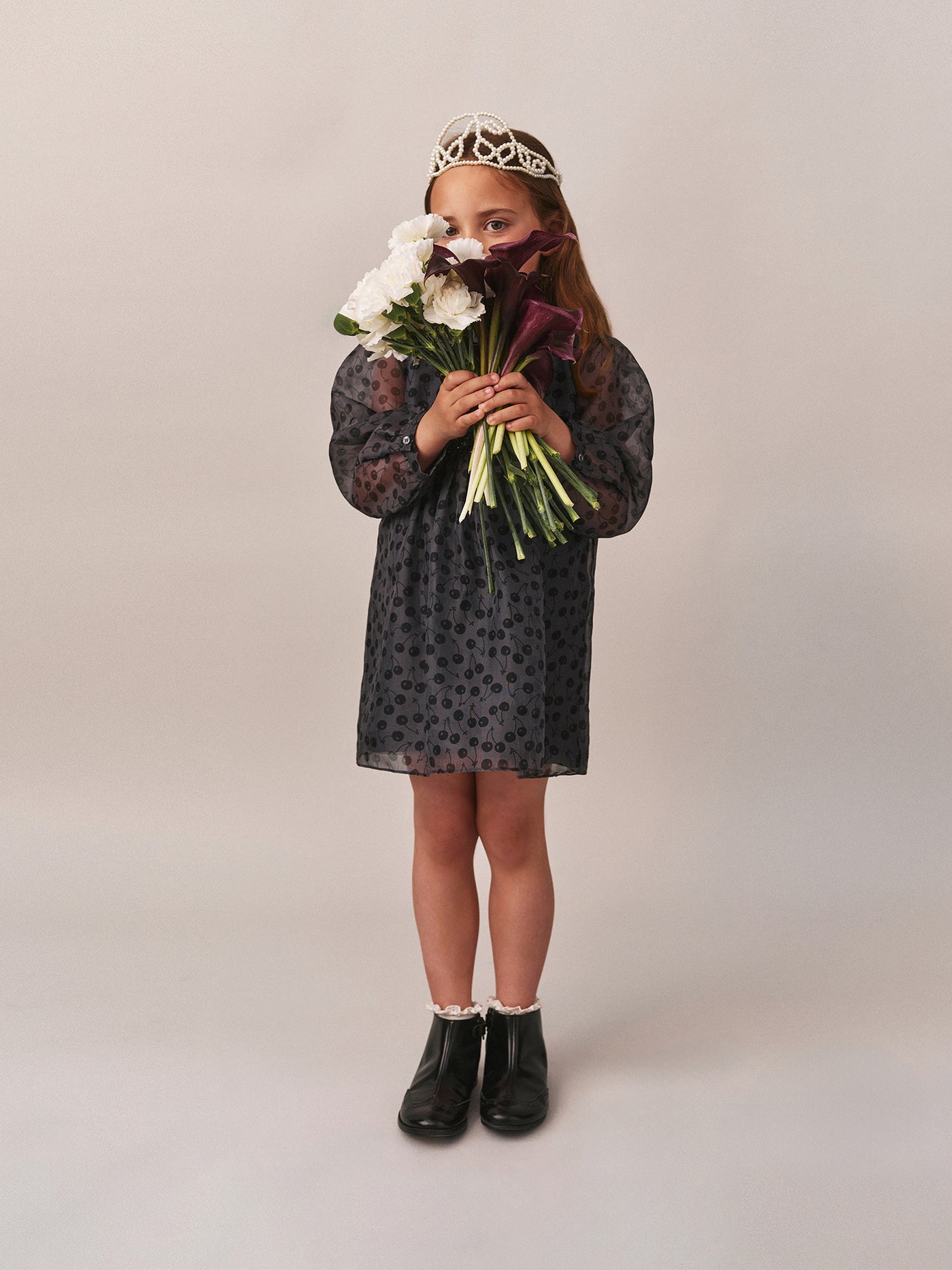 Corona gemella di perle