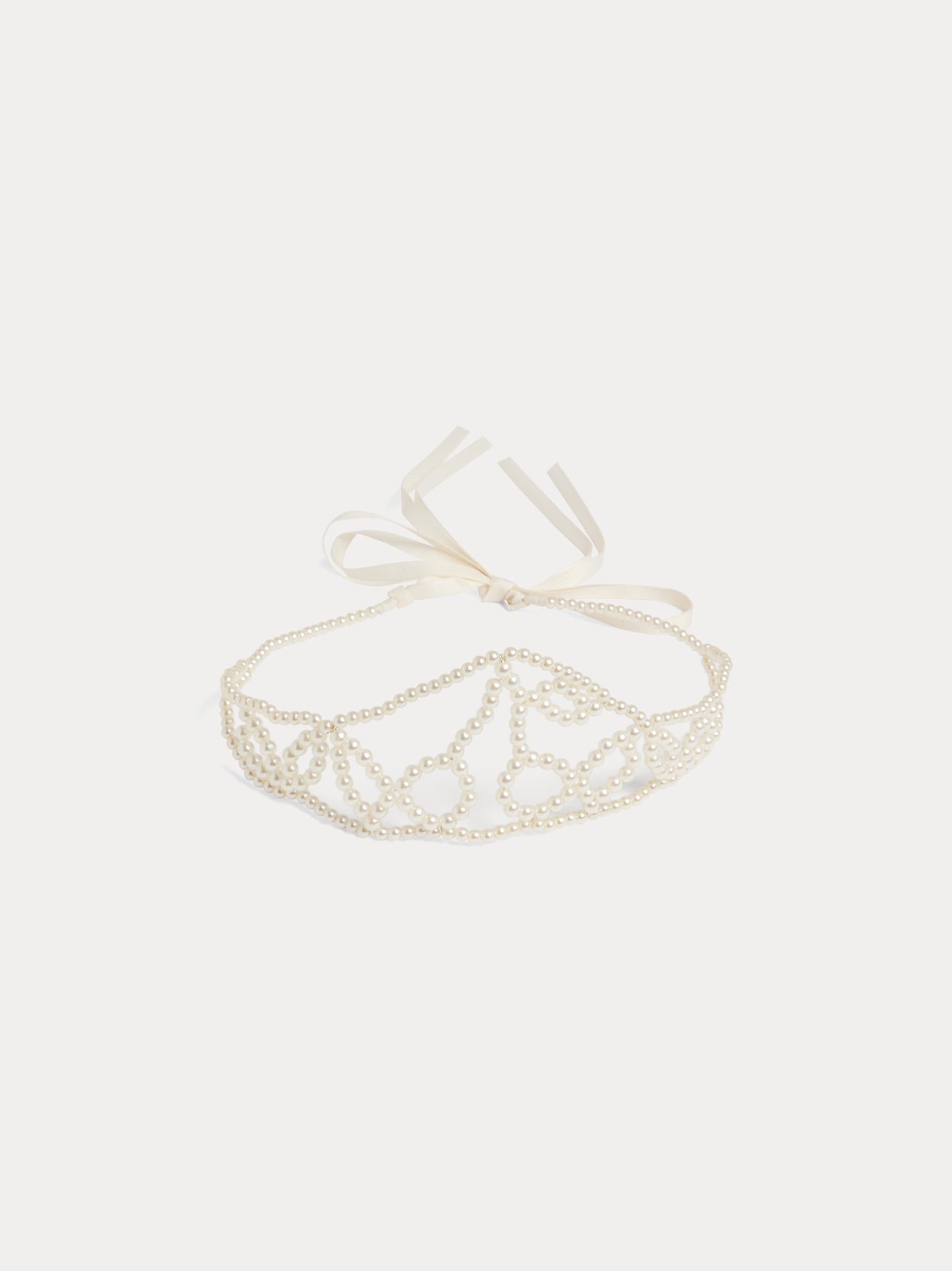 Corona gemella di perle