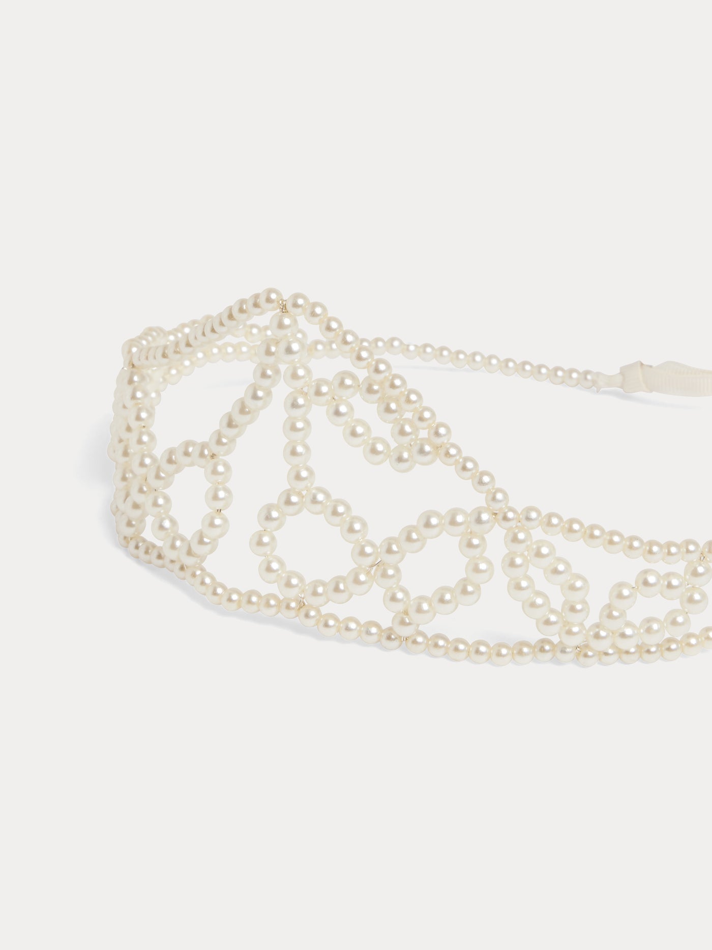 Corona gemella di perle