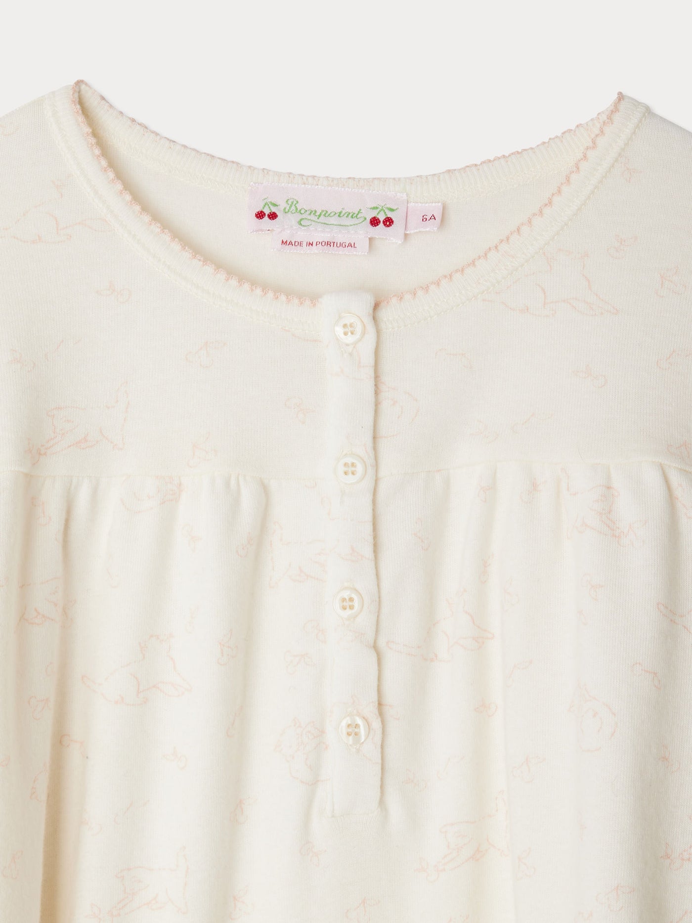 Pyjama Jucie deux pièces imprimé en coton biologique