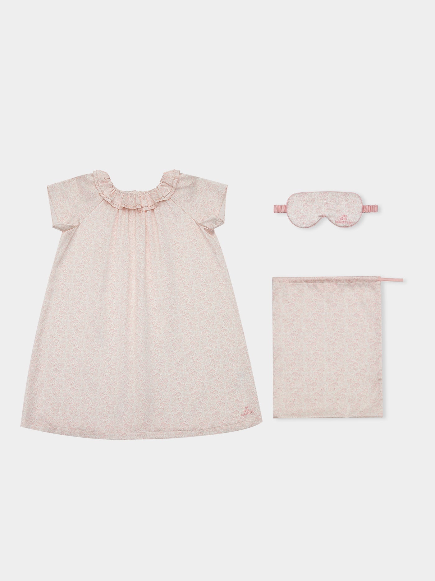 Bonpoint x Manito Celestial Floral Print Silk Nightdress