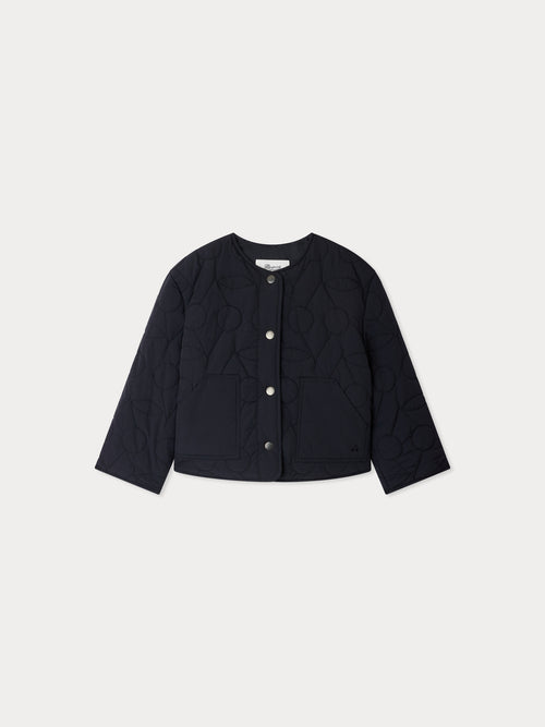 Jill quilted cherry down jacket