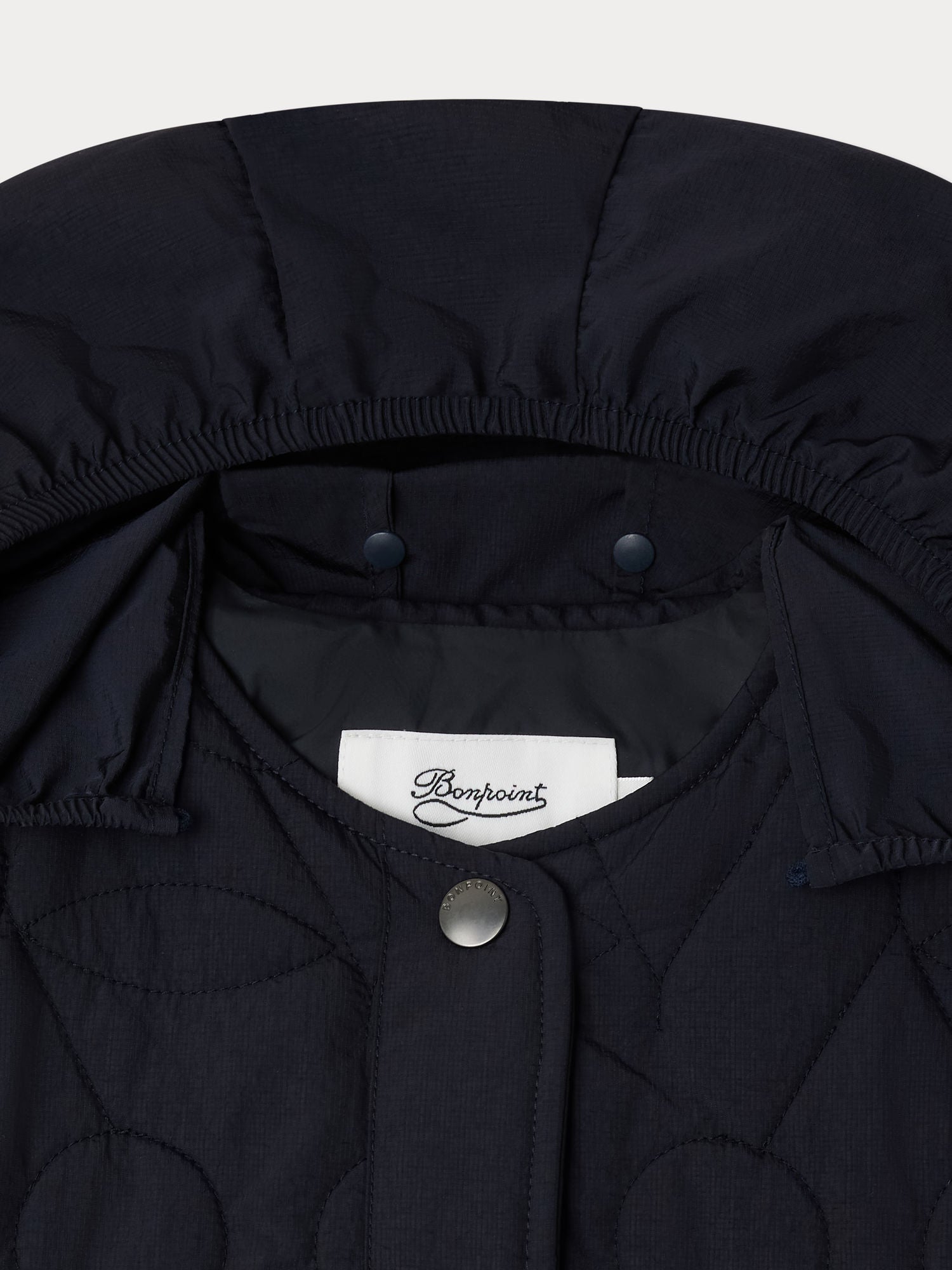 Jill quilted cherry down jacket • Bonpoint