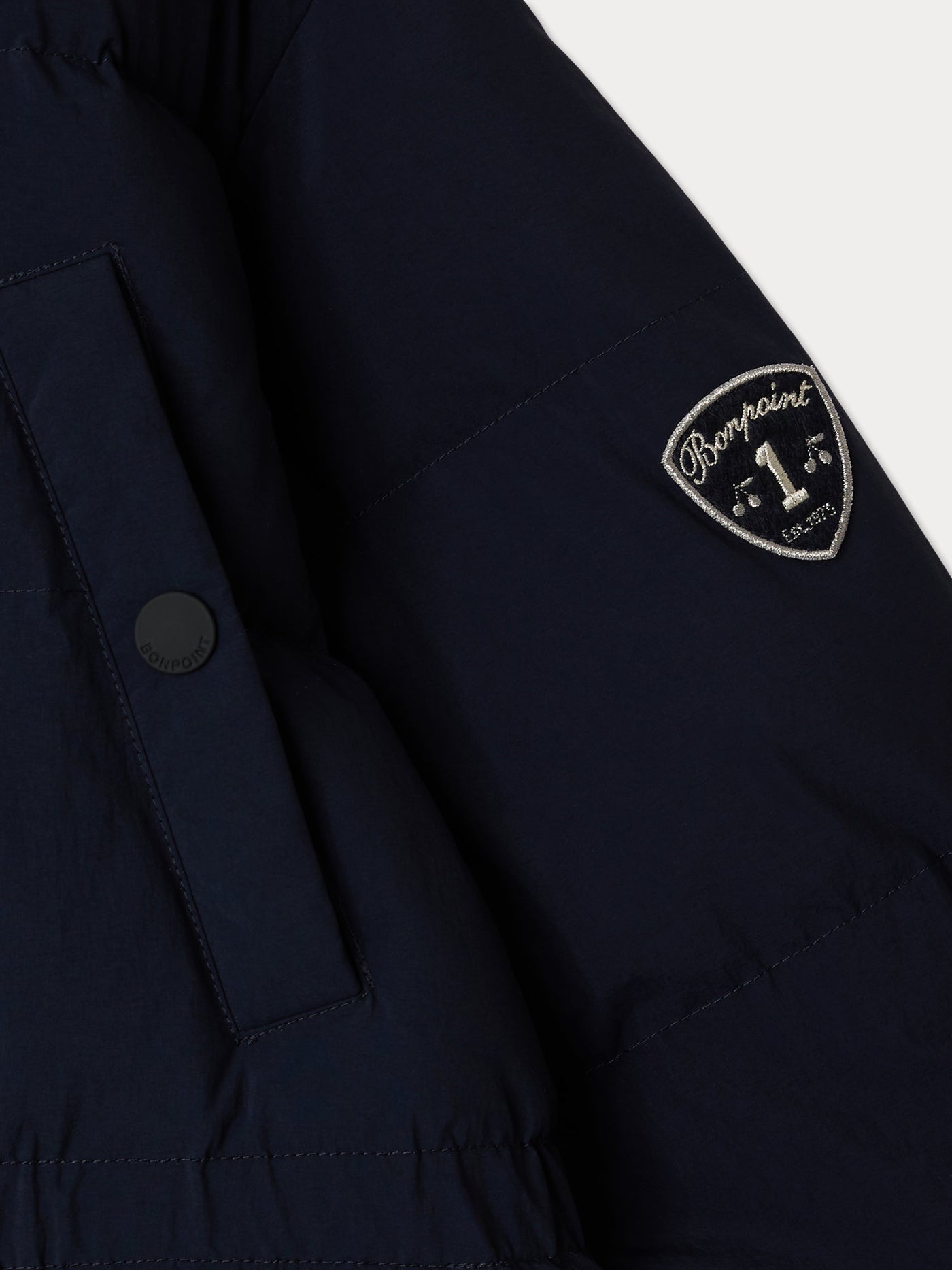 Doudoune longue Jorgie à capuche amovible