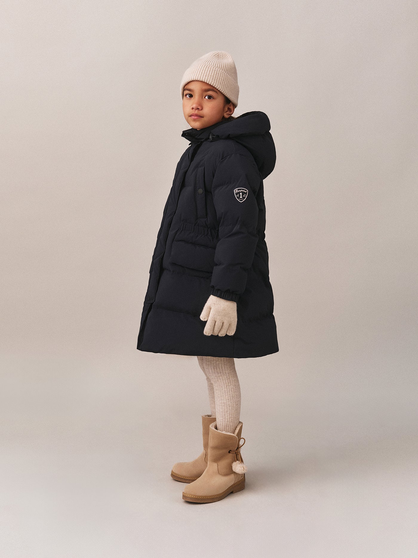 Piumino lungo Jorgie con cappuccio staccabile