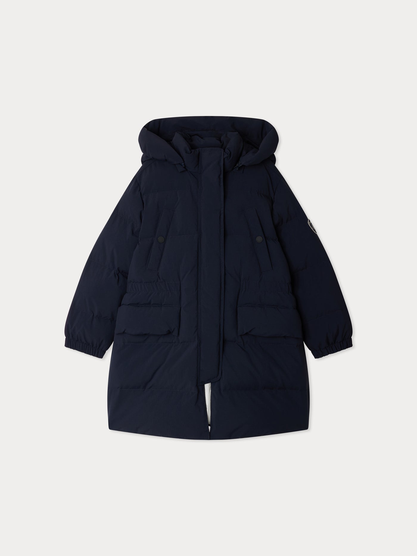 Piumino lungo Jorgie con cappuccio staccabile