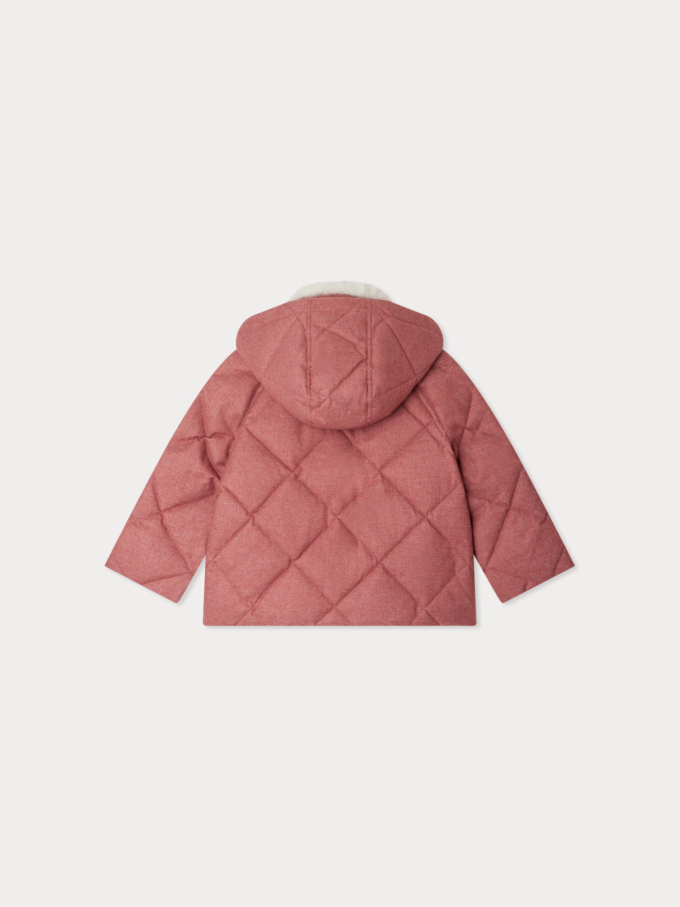 Piumino Janice con collo in pelliccia sintetica