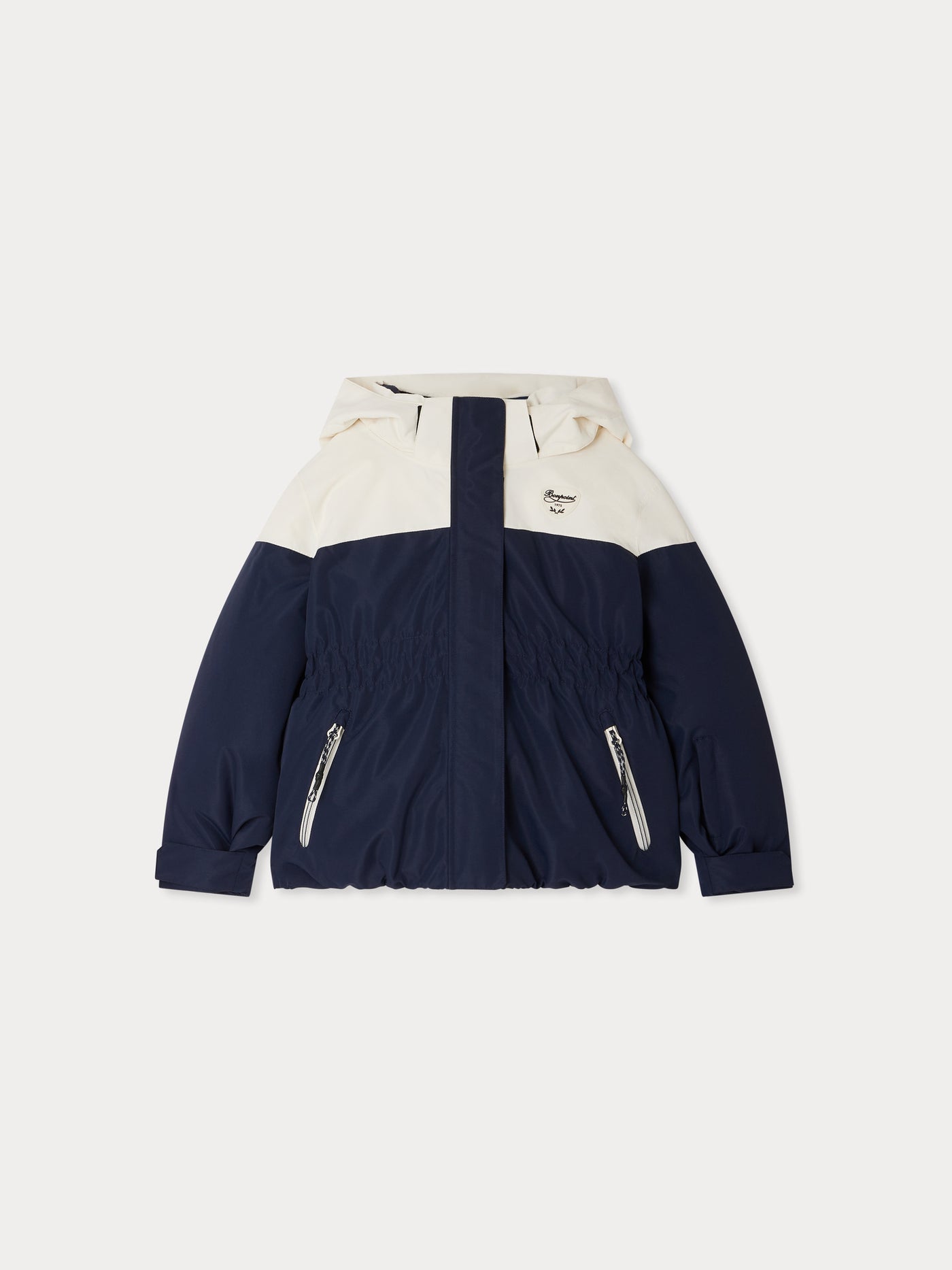 Jeyna waterproof down jacket with removable hood