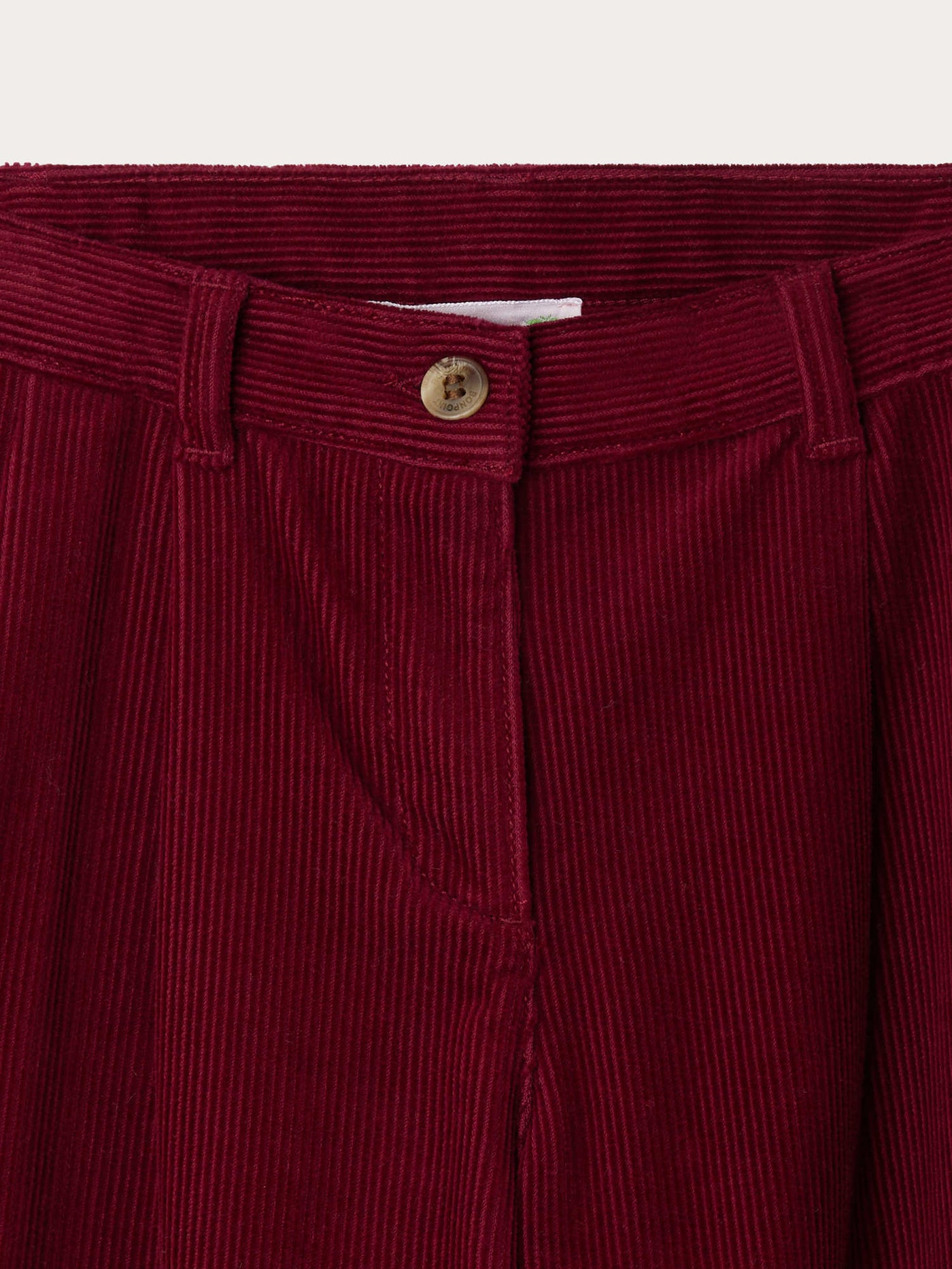 Pantalon Javey en velours côtelé
