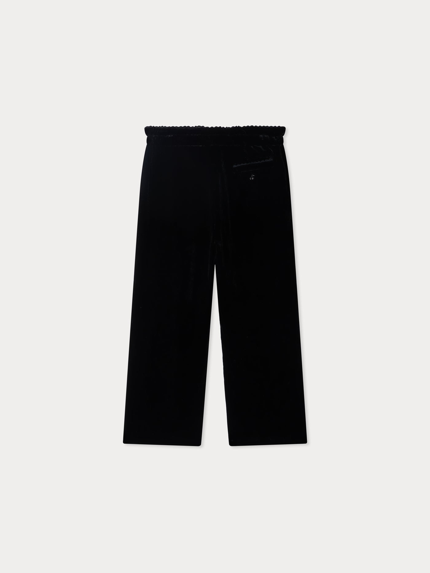 Jerinna Hose aus Seidensamt mit elastischem Bund