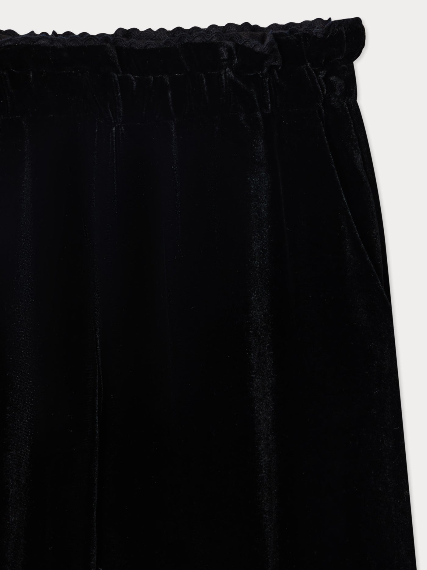 Pantaloni in velluto di seta con vita elasticizzata Jerinna