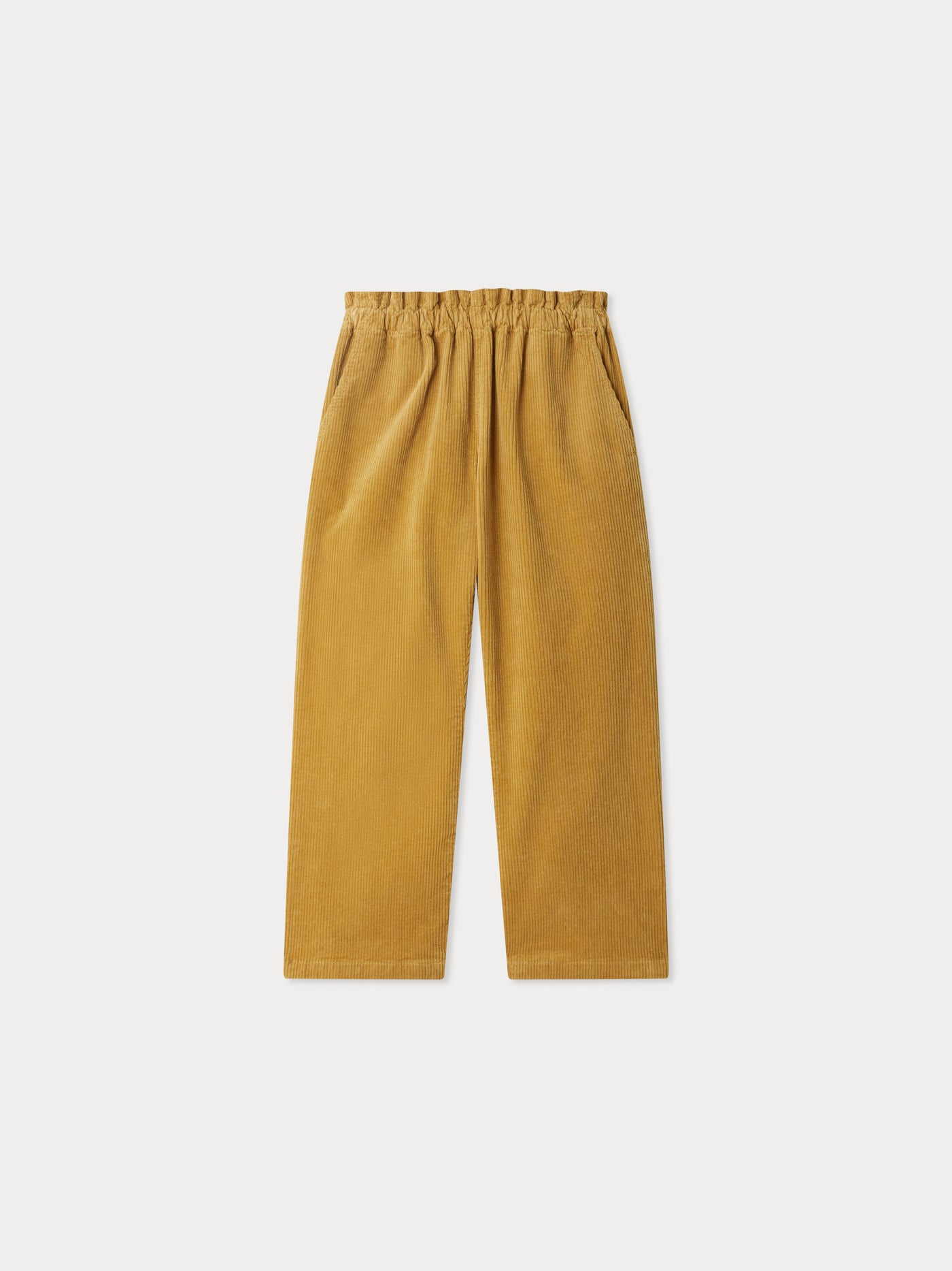 Wide-leg July pants in golden velvet
