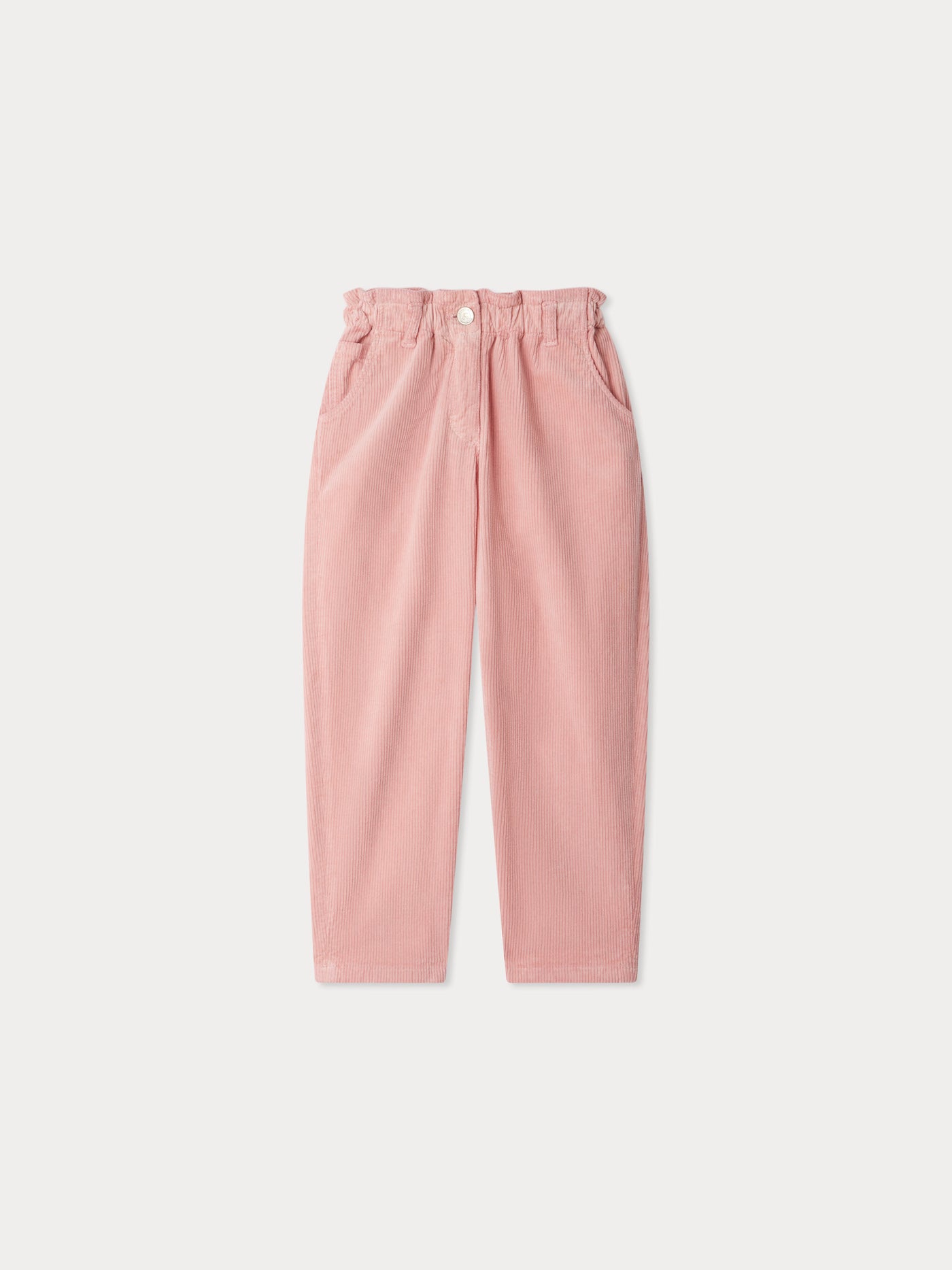 Locker sitzende Hose Sonie mit elastischem Bund aus Samt