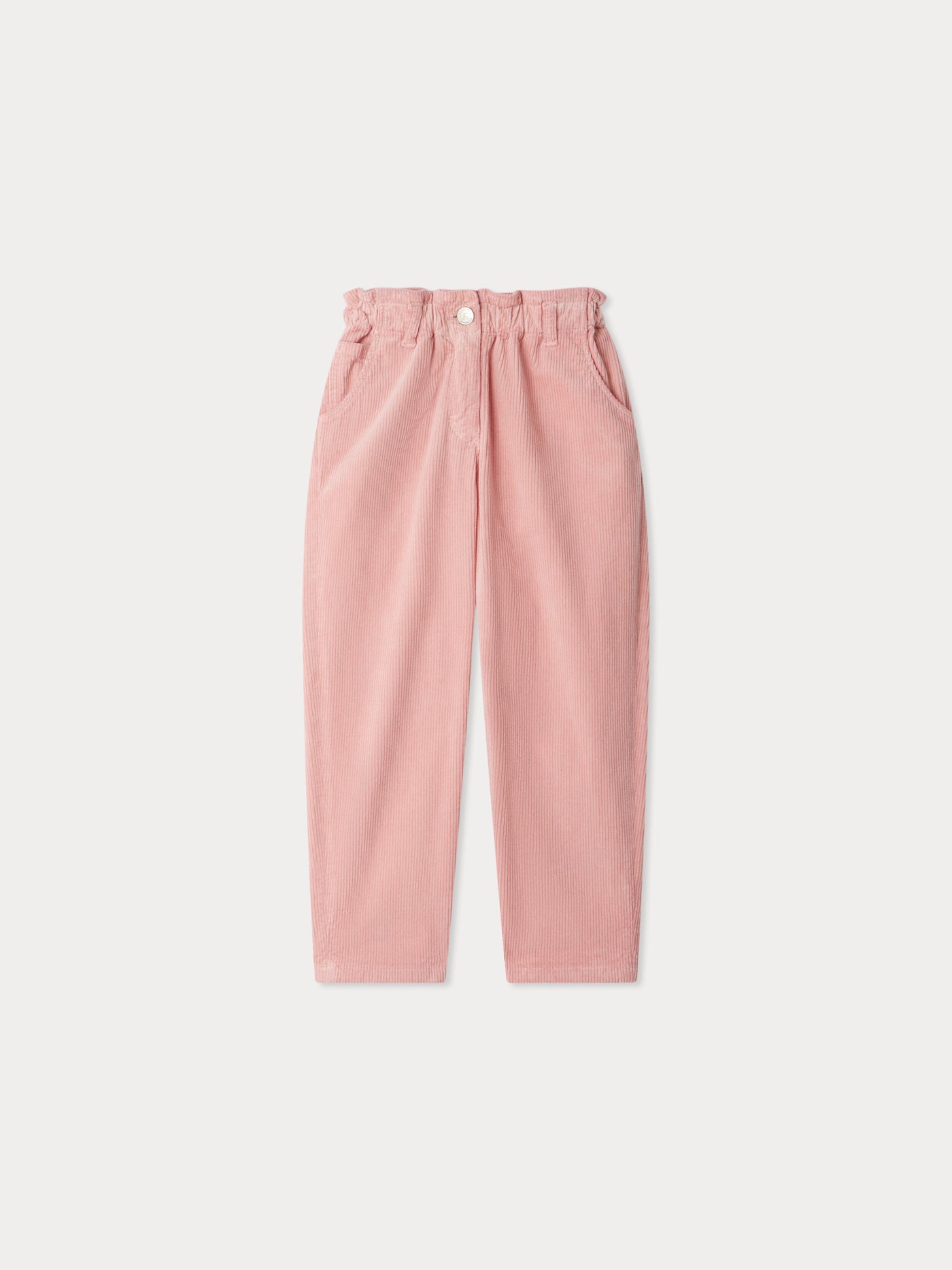 Pantalon Sonie coupe ample et élastiqué à la taille en velours