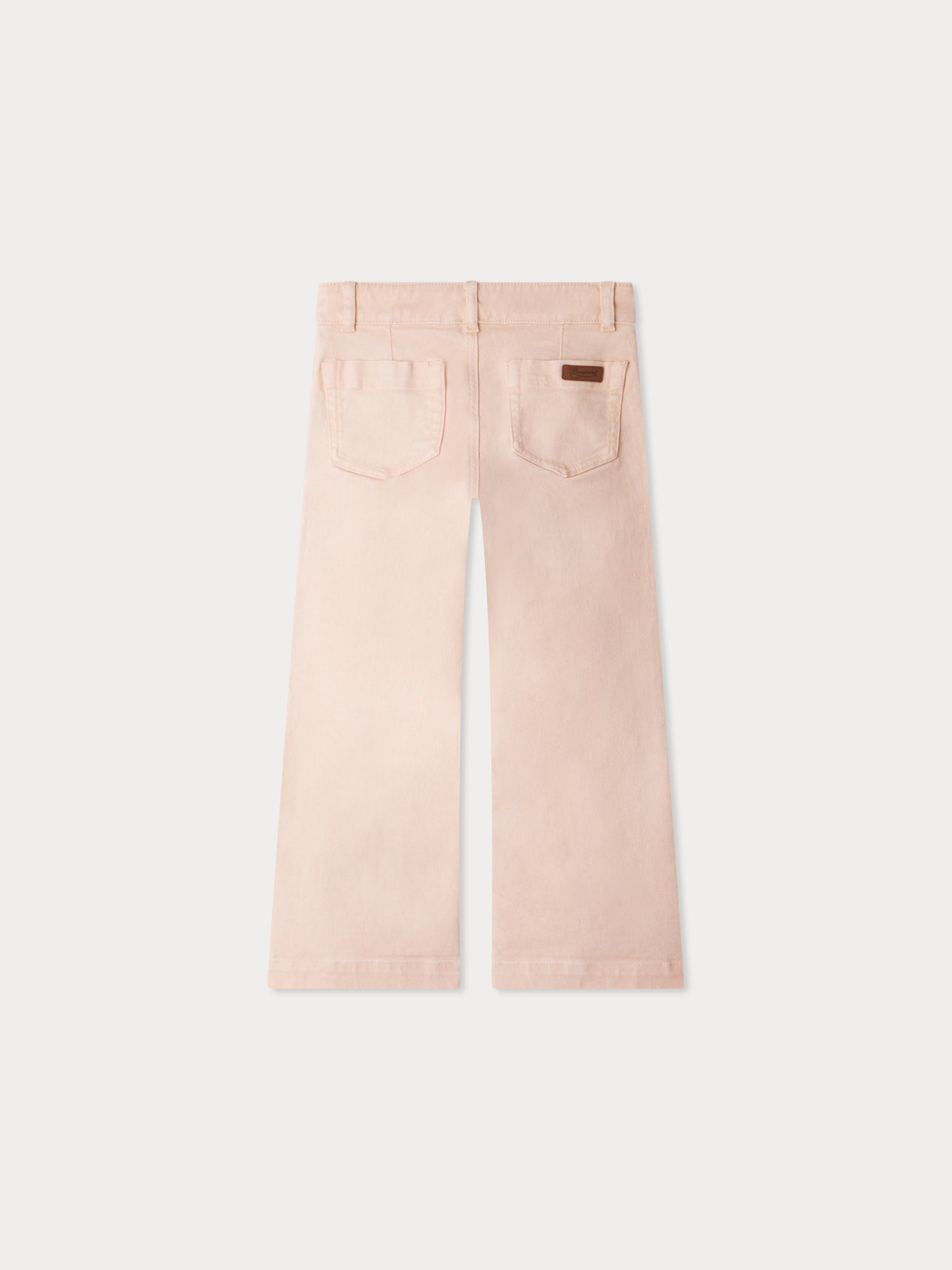 Gersande flare pants in organic cotton